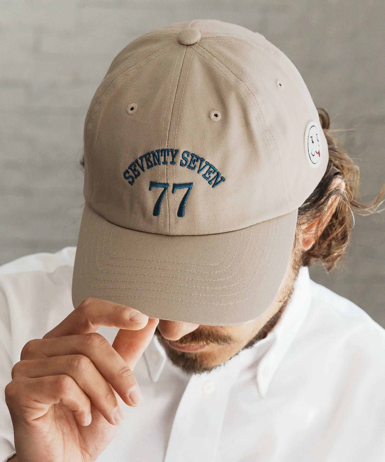 seventy seven(セブンティセブン)】embroidery 6 panel cap (77arch