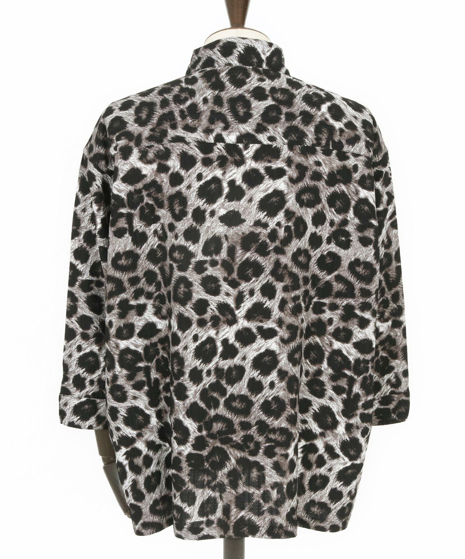 おれおページ 30%OFF【CAMBIO(カンビオ)】Leopard and Dobby Jacquard Fly Front 3-4