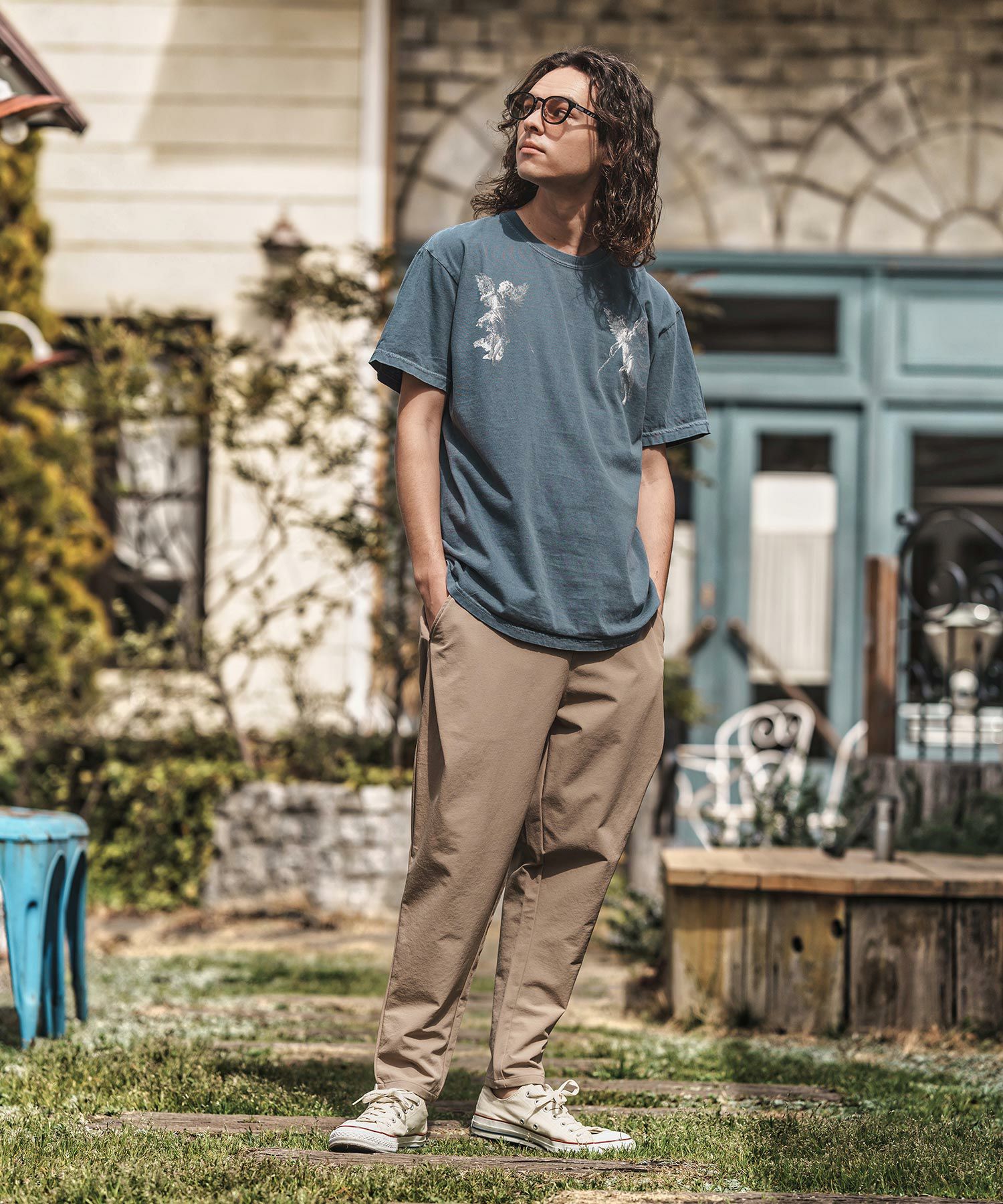 50%OFF【CAMBIO(カンビオ)】Stretch Nylon Tapered Pants ナイロン