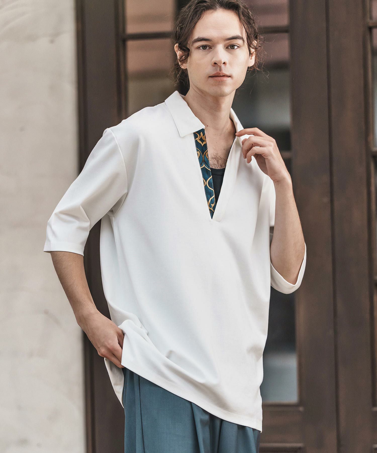 専用M ポロシャツ CAMBIO(カンビオ)】Ponti Skipper Polo Shirts ポロシャツ(S46725cmb