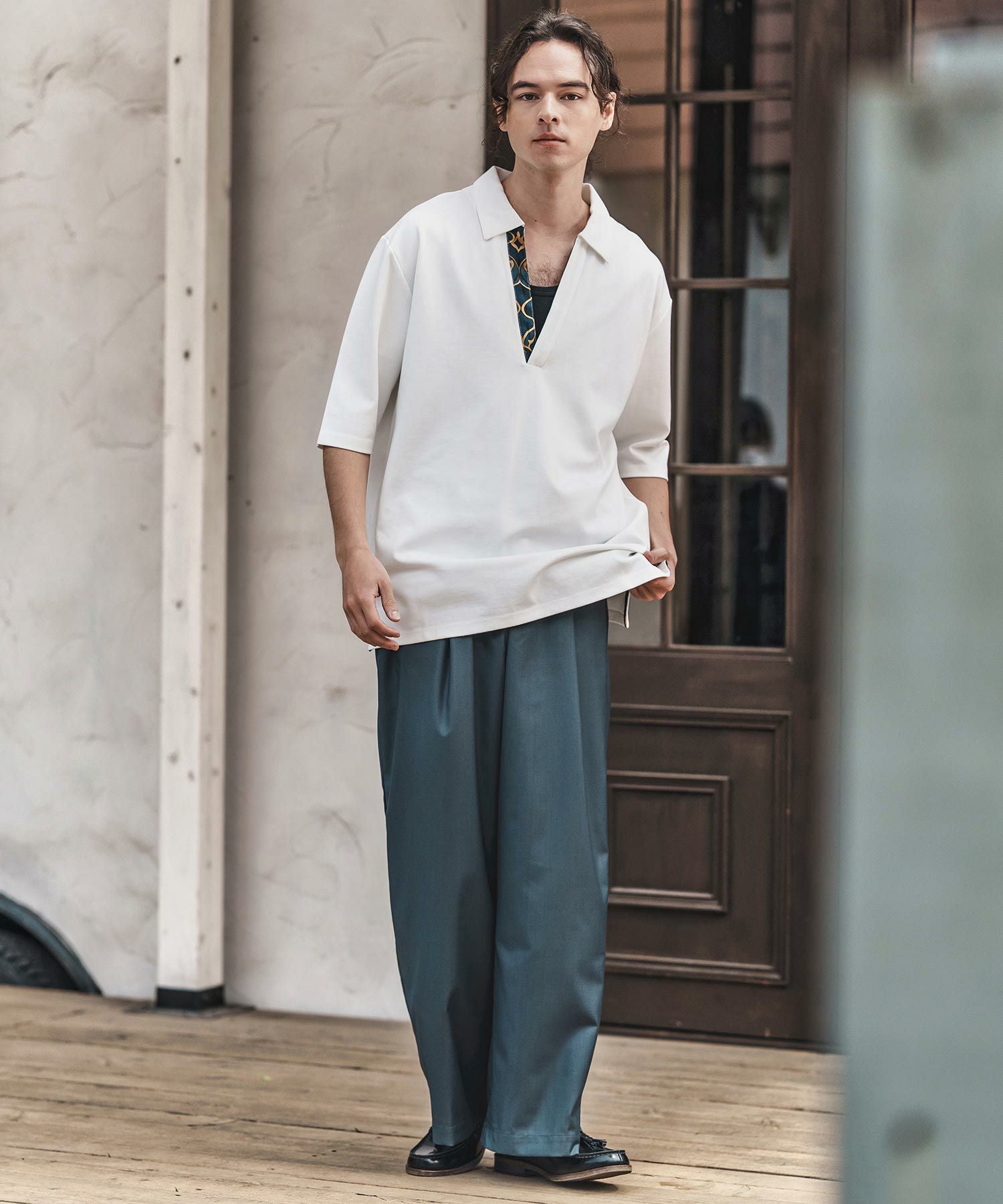 30%OFF【CAMBIO(カンビオ)】Ponti Skipper Polo Shirts ポロシャツ