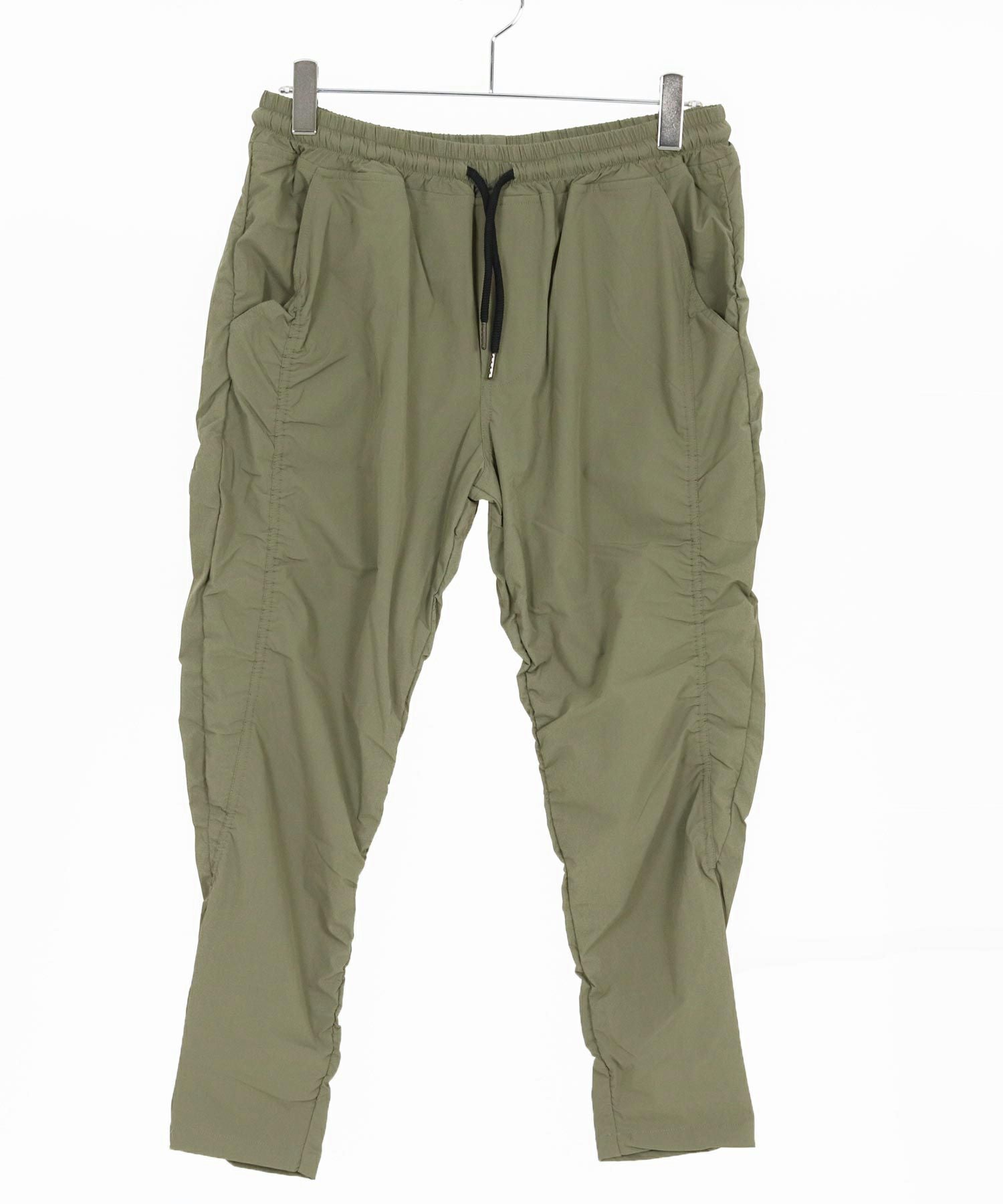 CAMBIO(カンビオ)】パッカリングナイロンテーパードパンツ(HLCM0191