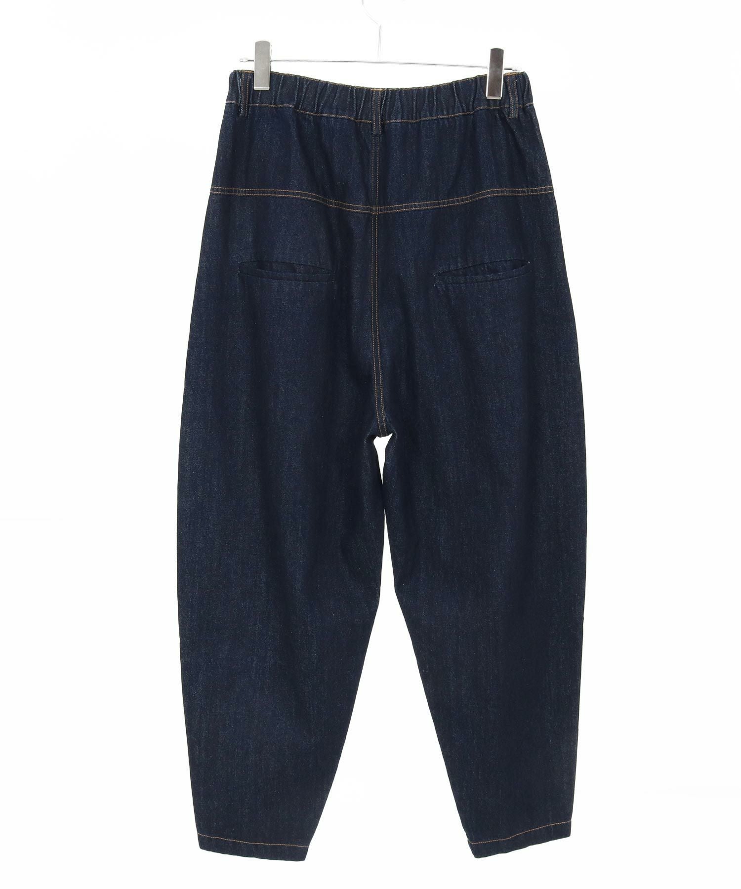 30%OFF【CAMBIO(カンビオ)】タックステッチバルーンデニムパンツ