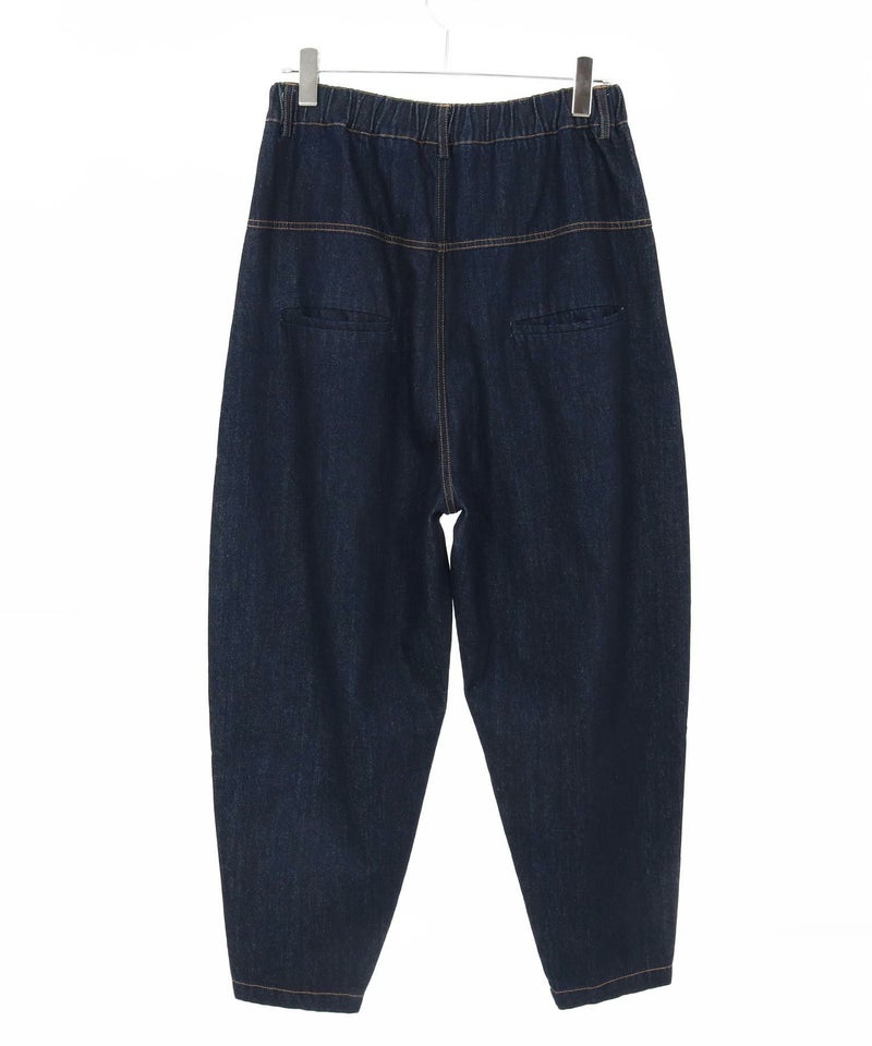 30%OFF【CAMBIO(カンビオ)】タックステッチバルーンデニムパンツ 