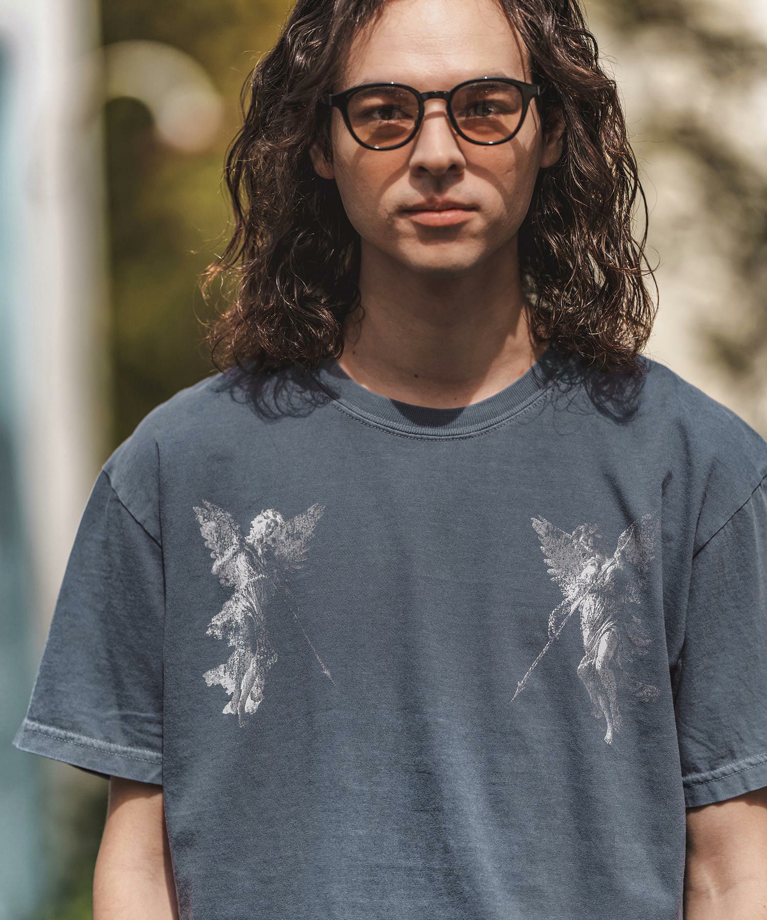 CAMBIO(カンビオ)】ピグメントTシャツ_Angels(2501108MCB) | CAMBIO