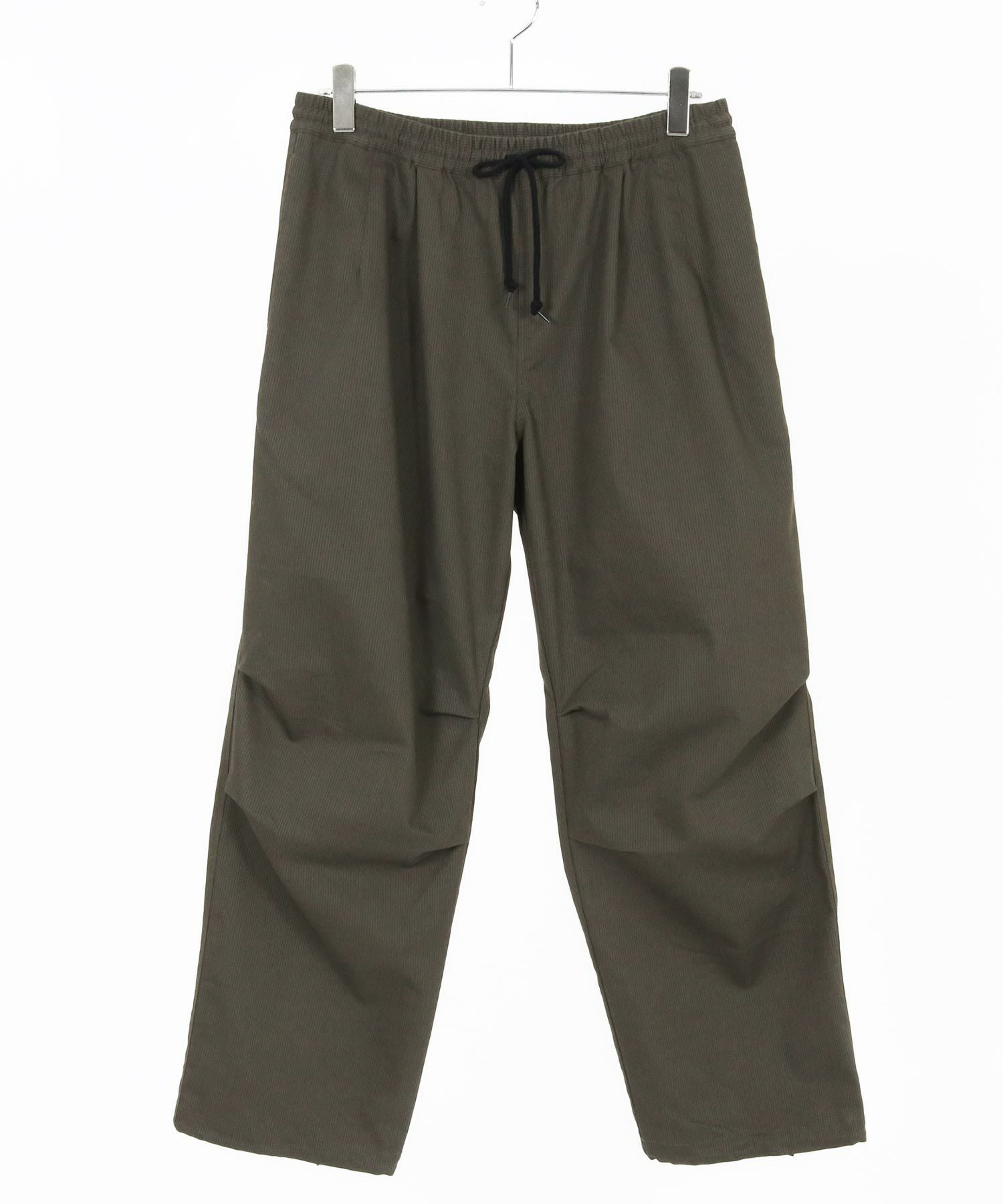 50%OFF【CAMBIO(カンビオ)】綿バイオストライプ膝タックパンツ(25050CM