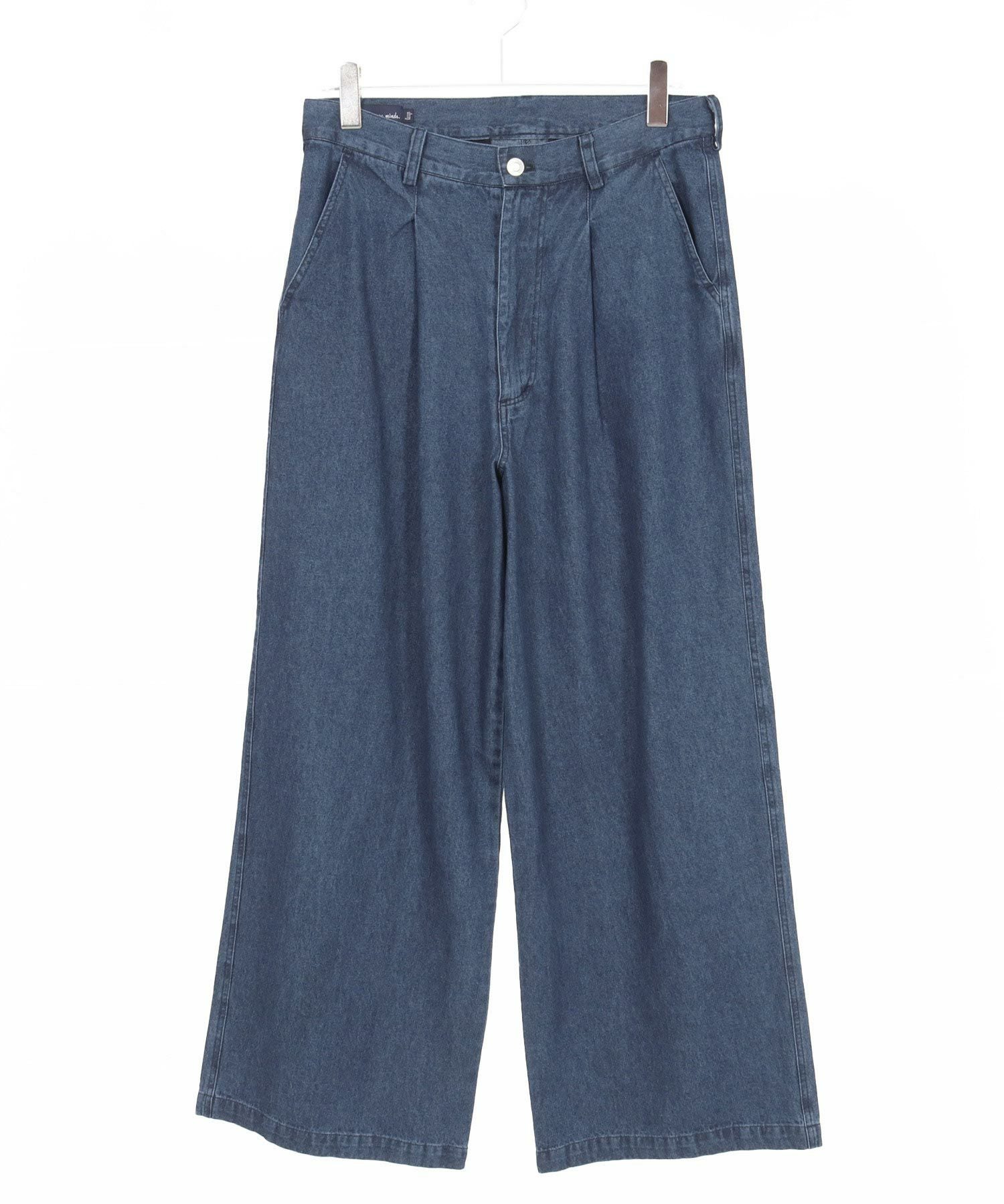 30%OFF【CAMBIO(カンビオ)】タック入りワイドデニムパンツ | CAMBIO