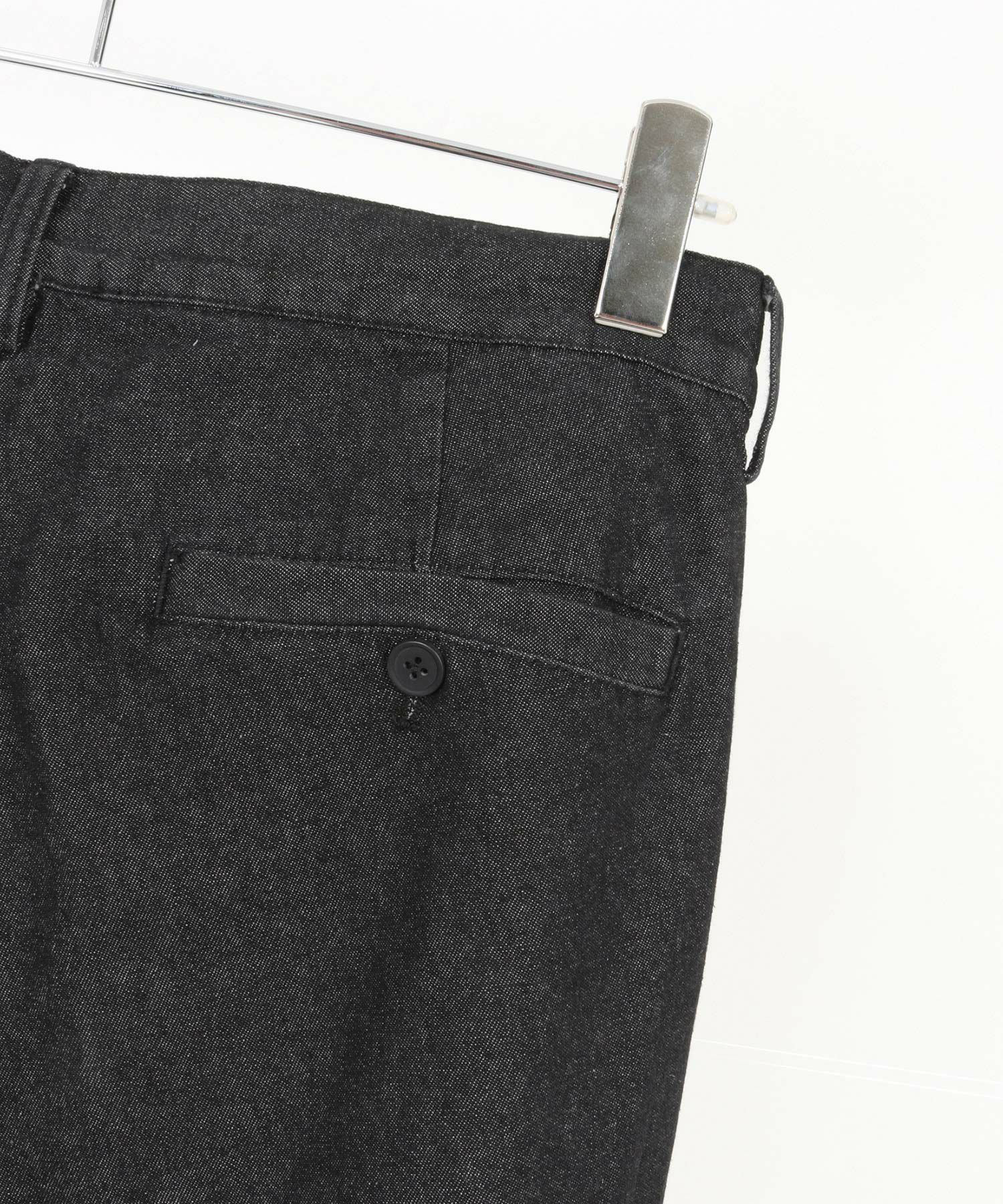 30%OFF【CAMBIO(カンビオ)】タック入りワイドデニムパンツ | CAMBIO