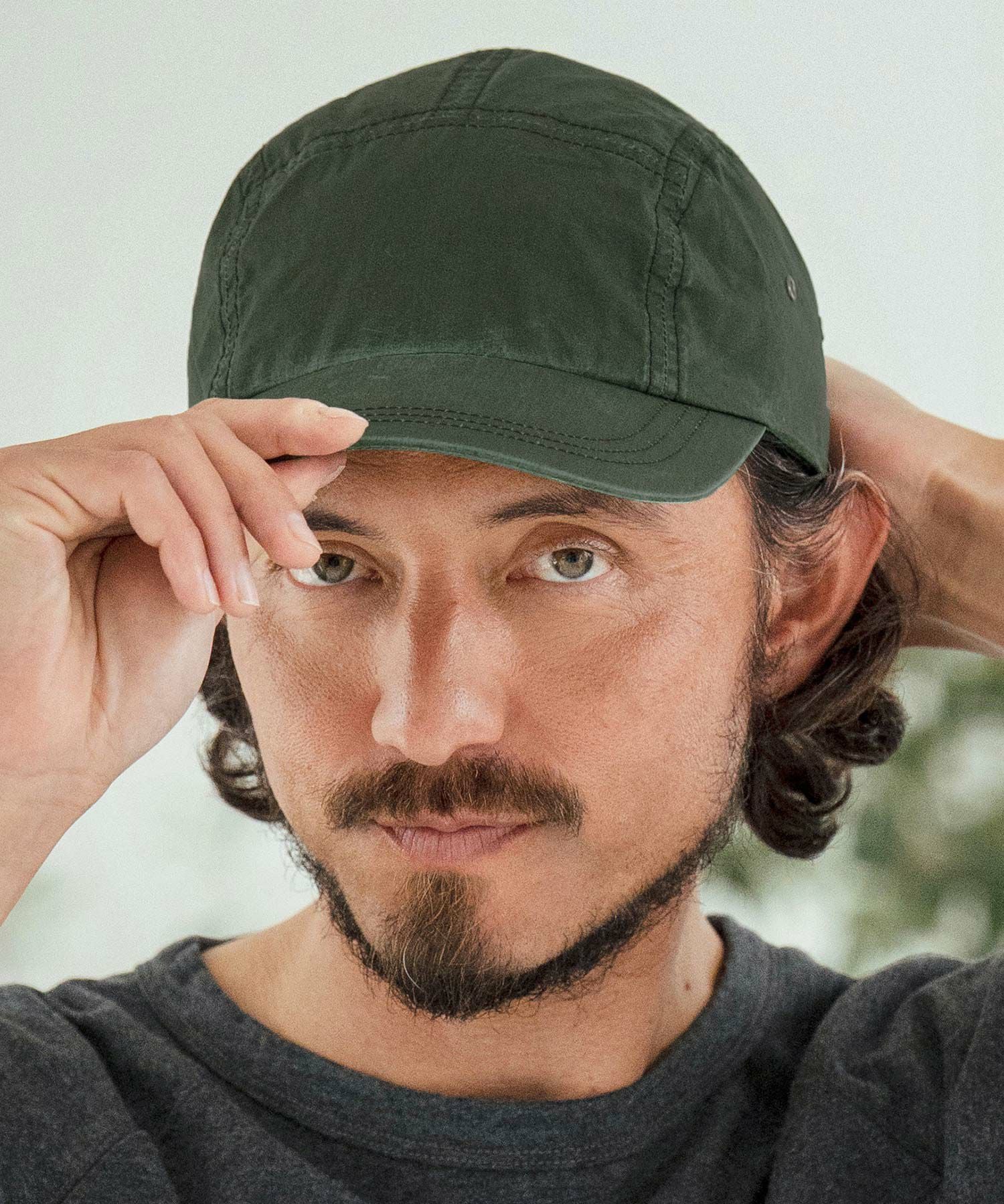 CAMBIO(カンビオ)】Print Cotton Jet Cap ジェットキャップ(NF-251