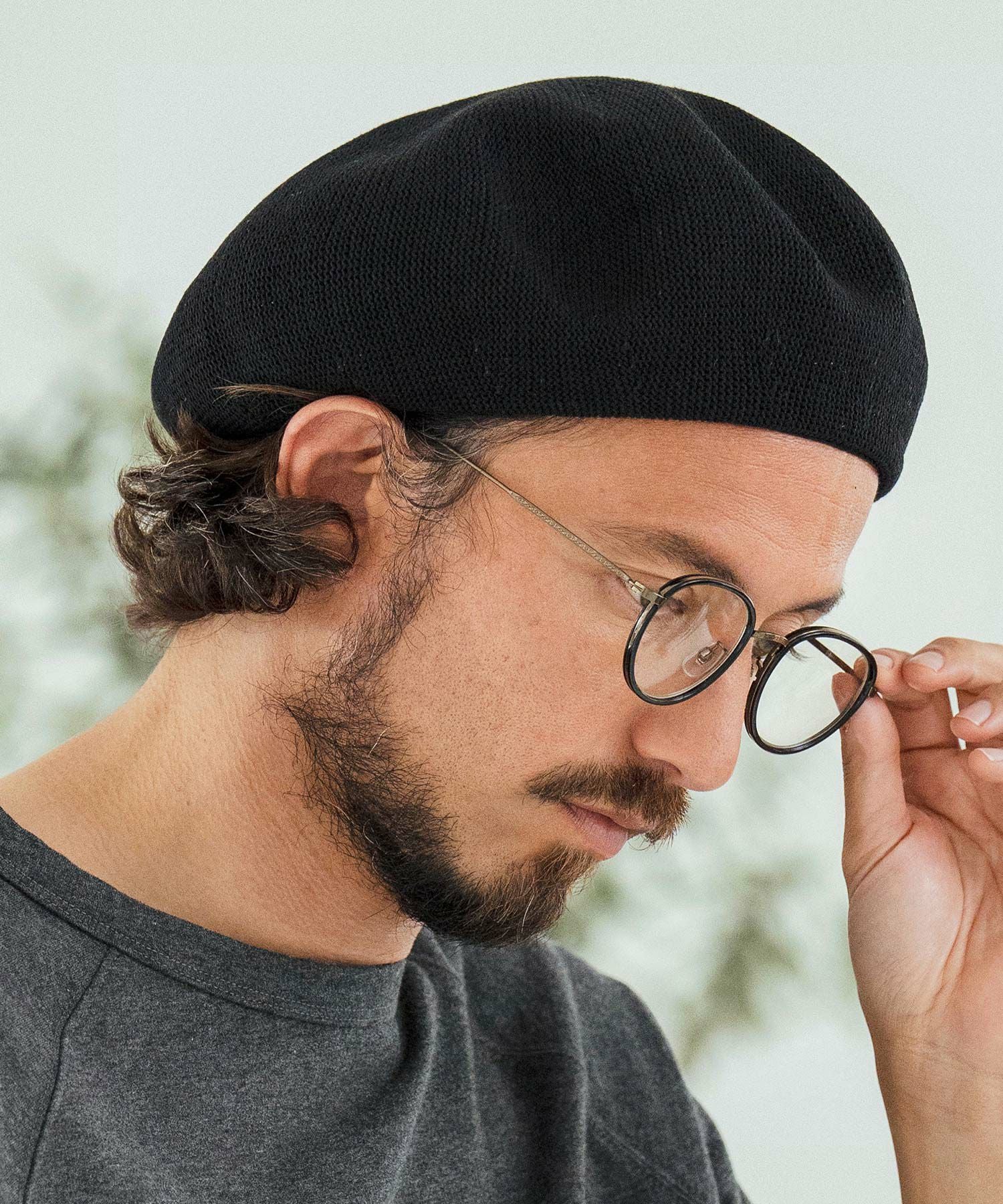 CAMBIO(カンビオ)】Linen Blend Thermo Beret ベレー帽(NF-251-BO012