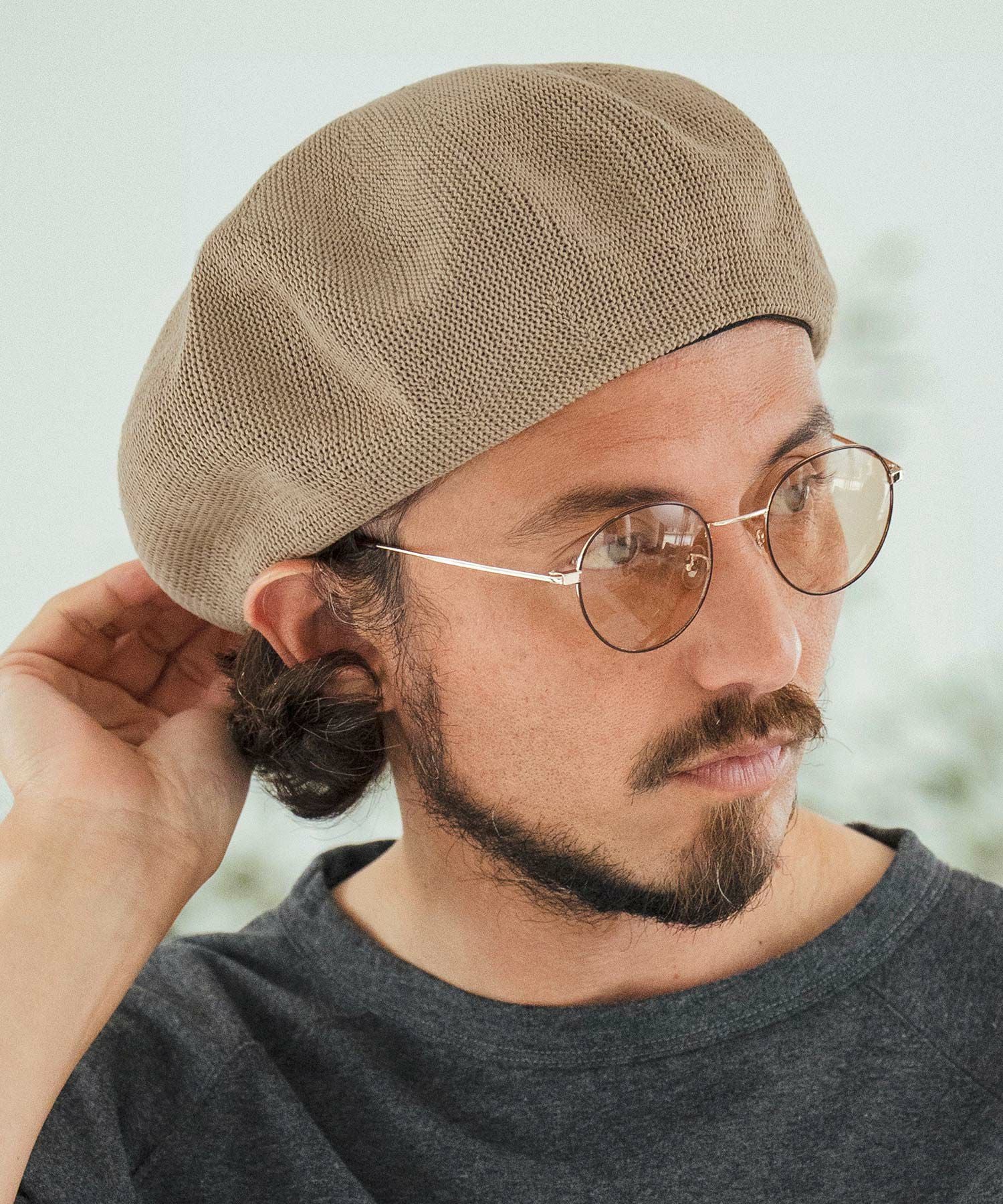 CAMBIO(カンビオ)】Linen Blend Thermo Beret ベレー帽(NF-251-BO012