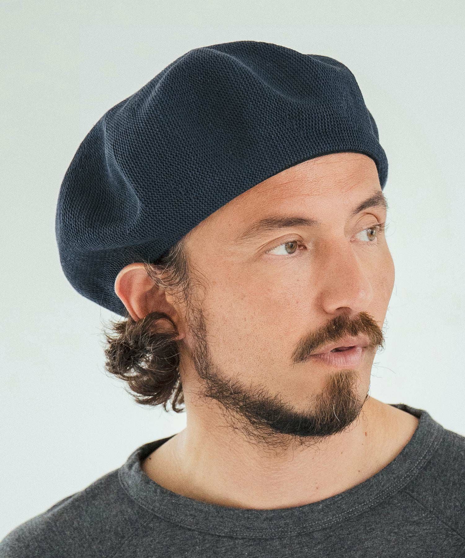CAMBIO(カンビオ)】Linen Blend Thermo Beret ベレー帽(NF-251-BO012