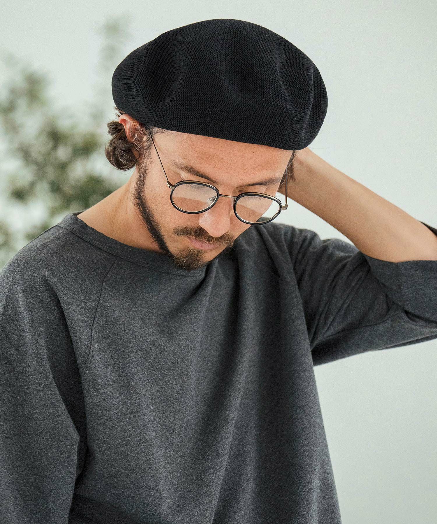 CAMBIO(カンビオ)】Linen Blend Thermo Beret ベレー帽(NF-251-BO012