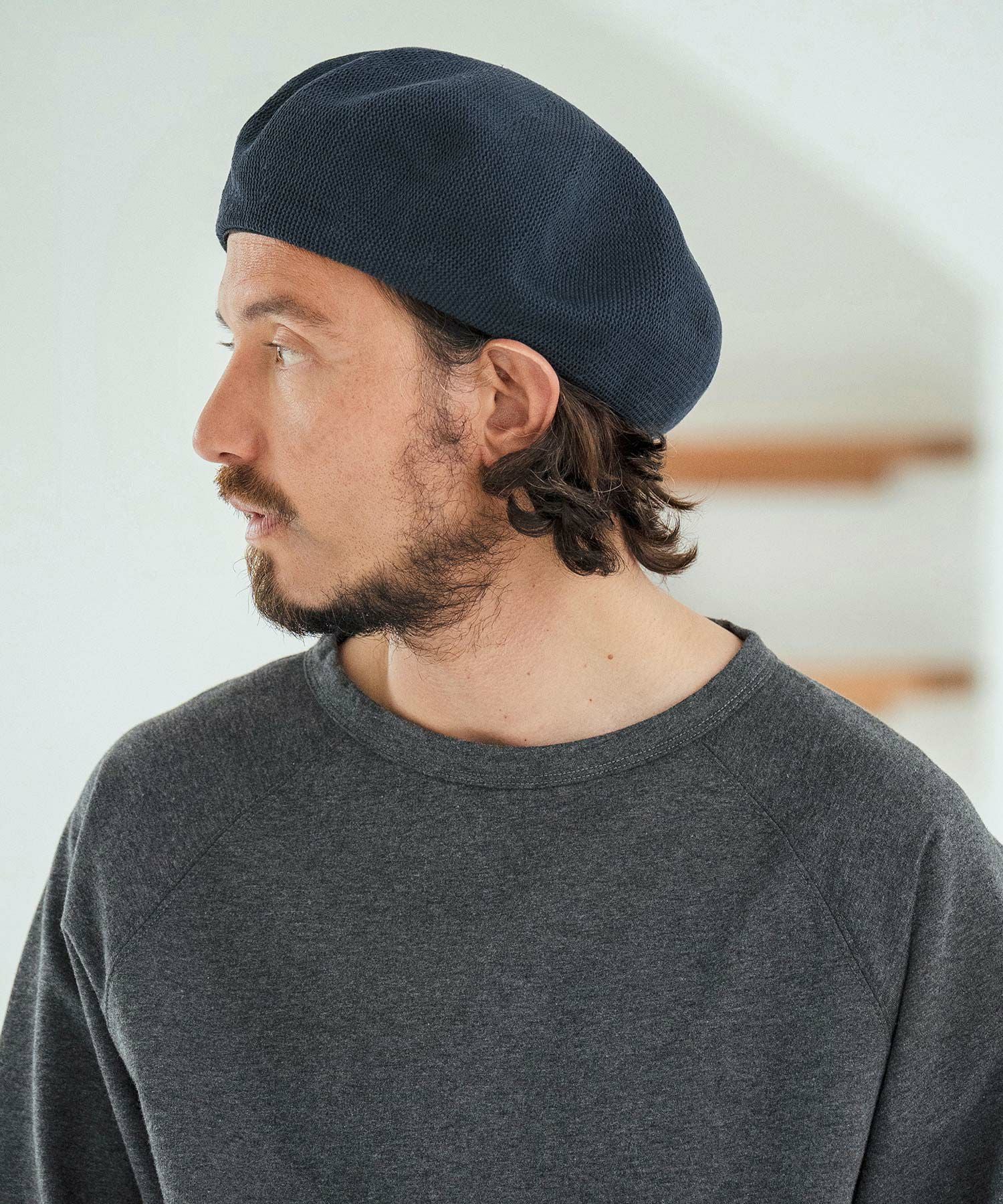 CAMBIO(カンビオ)】Linen Blend Thermo Beret ベレー帽(NF-251-BO012