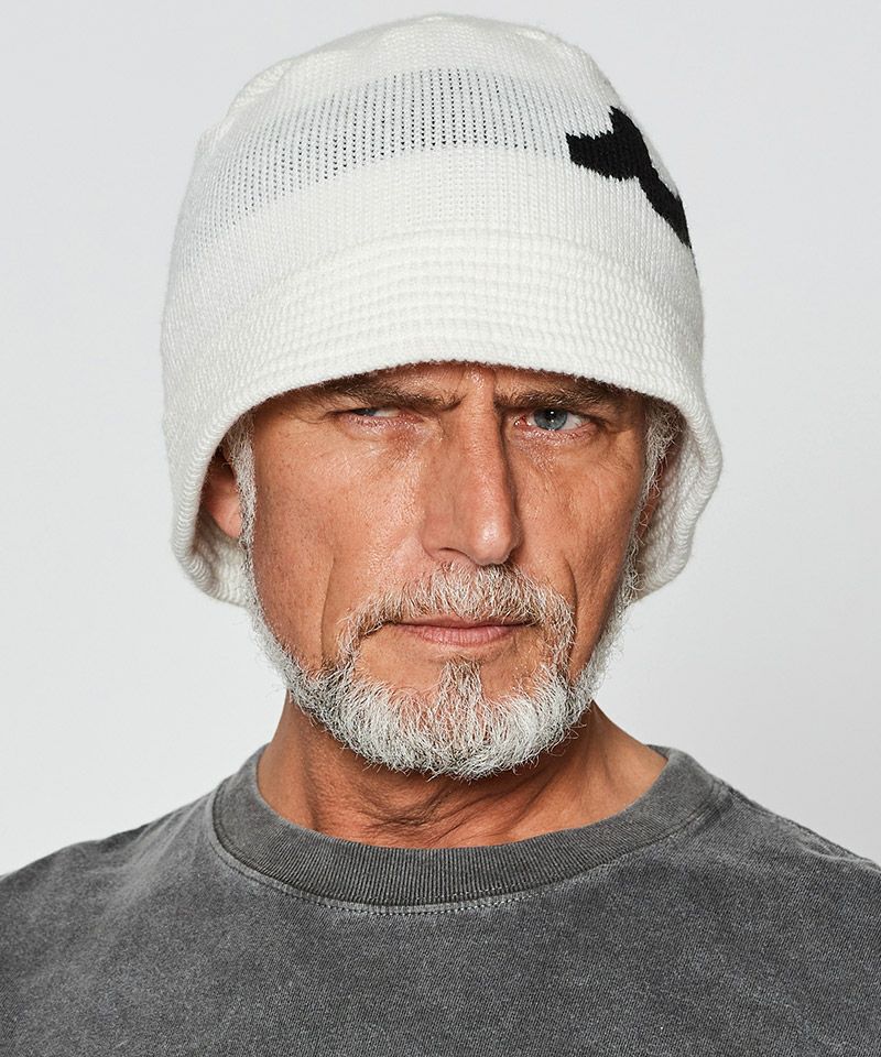 ACANTHUS(アカンサス)】muta Wave Logo Knit Bucket Hat ニット