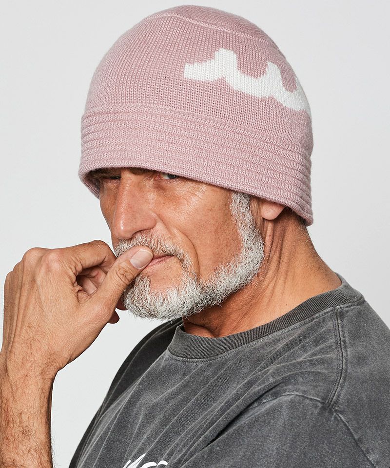 ACANTHUS(アカンサス)】muta Wave Logo Knit Bucket Hat ニット