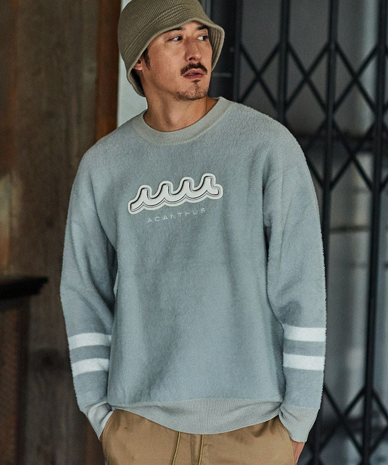 ACANTHUS(アカンサス)】muta Fur Knit Crewneck クルーネックニット