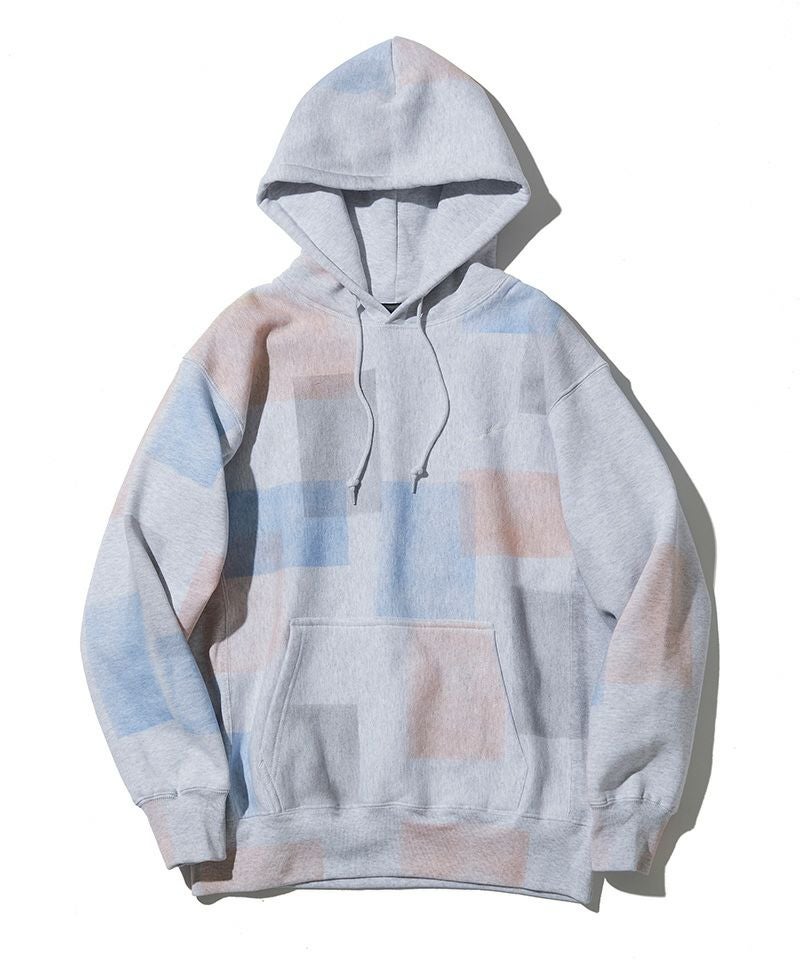 50%OFF【ACANTHUS(アカンサス)】Patchwork Paint Hooded Sweatshirt
