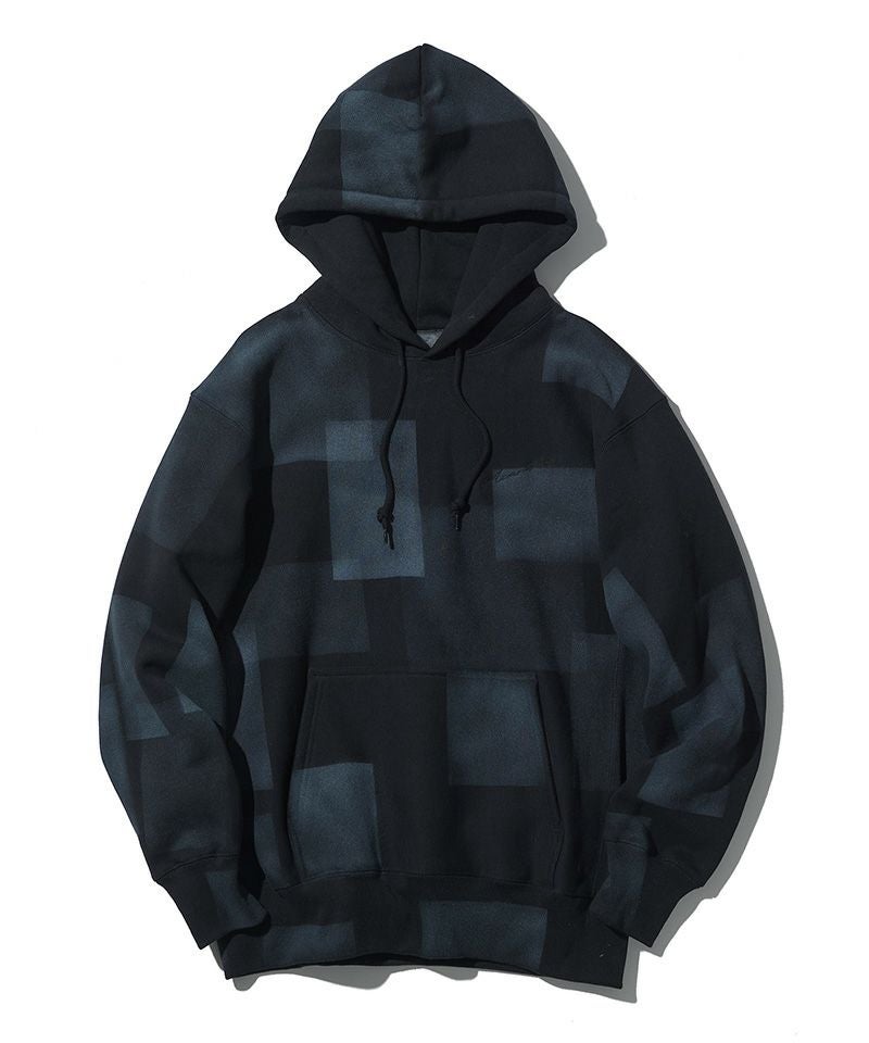50%OFF【ACANTHUS(アカンサス)】Patchwork Paint Hooded Sweatshirt