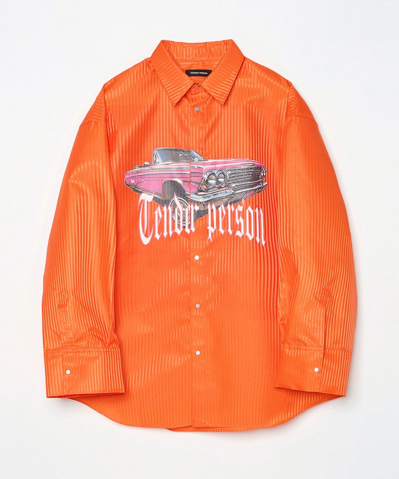 TENDER PERSON(テンダーパーソン)】LOWRIDER STRIPE SHIRT シャツ(SJLT