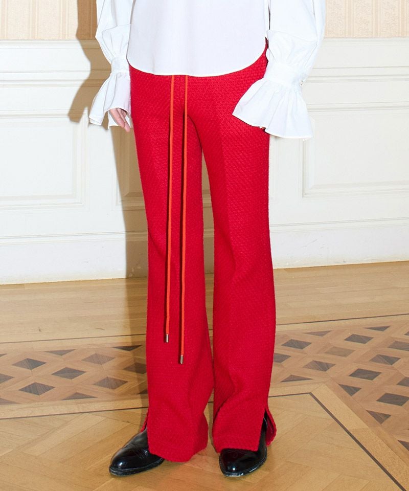 TENDER PERSON(テンダーパーソン)】HONEYCOME FLARE PANTS フレア