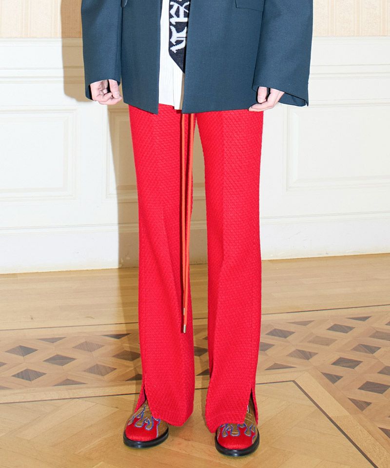 TENDER PERSON(テンダーパーソン)】HONEYCOME FLARE PANTS フレア