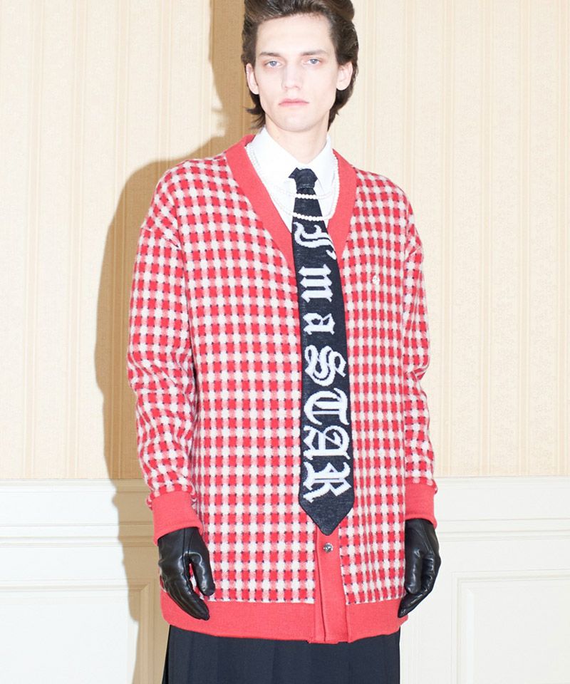 TENDER PERSON(テンダーパーソン)】CHECK CARDIGAN カーディガン(SJLT