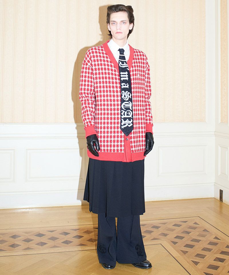 TENDER PERSON(テンダーパーソン)】CHECK CARDIGAN カーディガン(SJLT