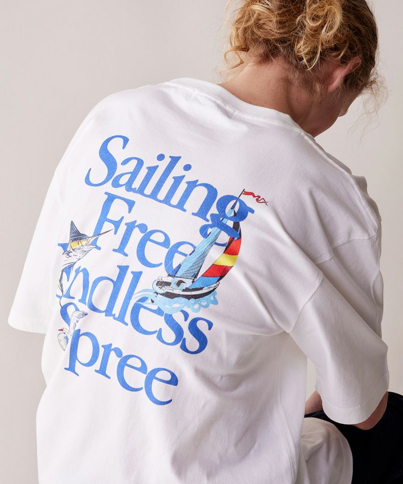 rehacer(レアセル)】Sailing Free Relax Fit T-shirt Tシャツ 