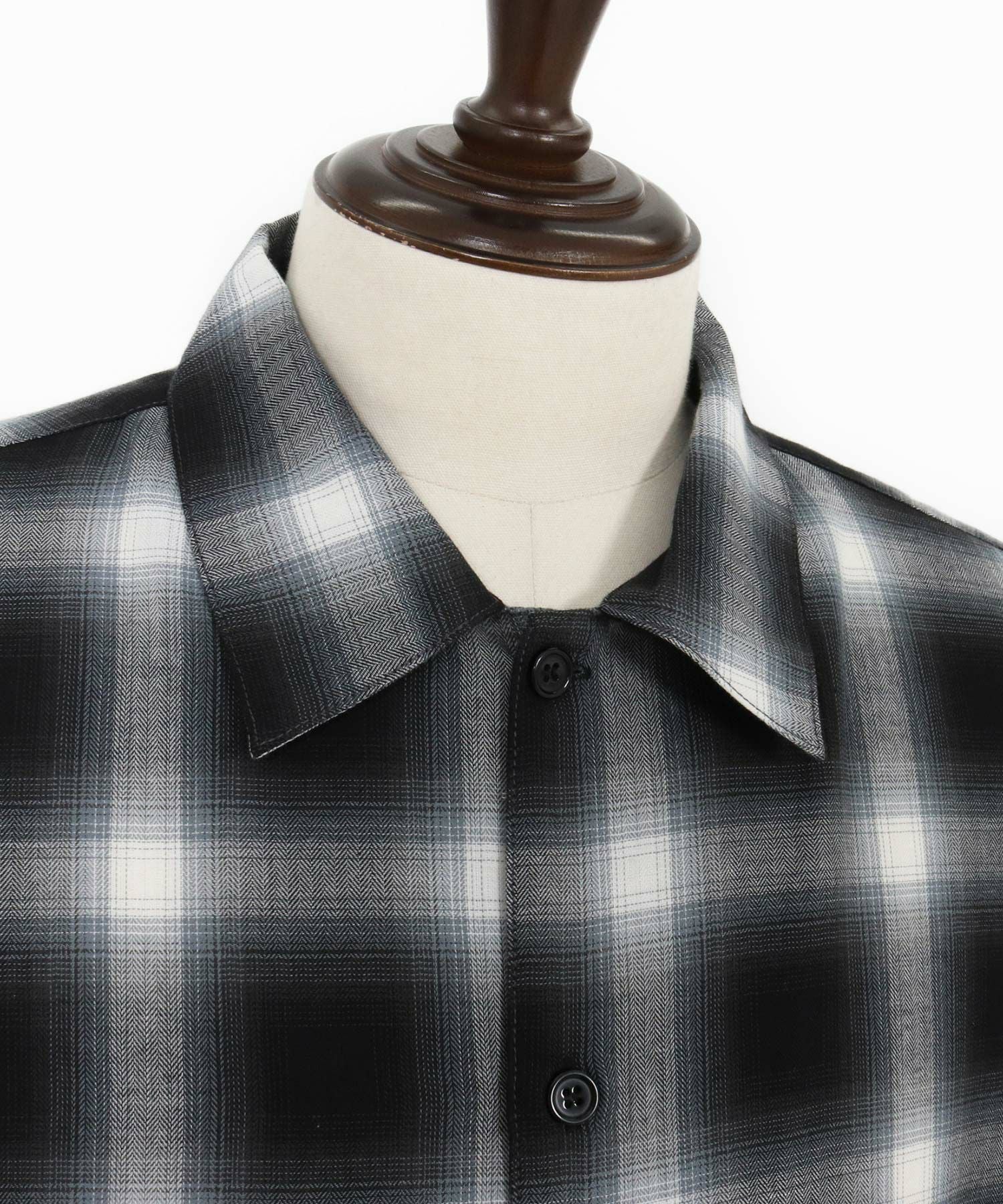 CAMBIO(カンビオ)】Cotton Ombre Check Shirts オンブレチェックシャツ CAMBIO(カンビオ)】Cotton Ombre Check Shirts オンブレチェックシャツ