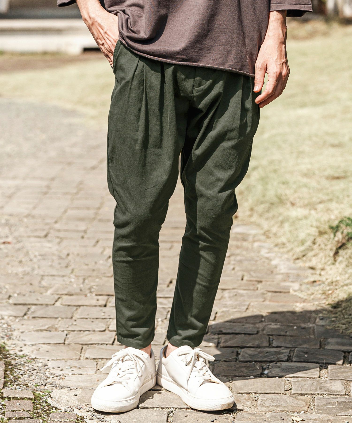 CAMBIO(カンビオ)】Original Tight Fit Silhouette Stretch Twill