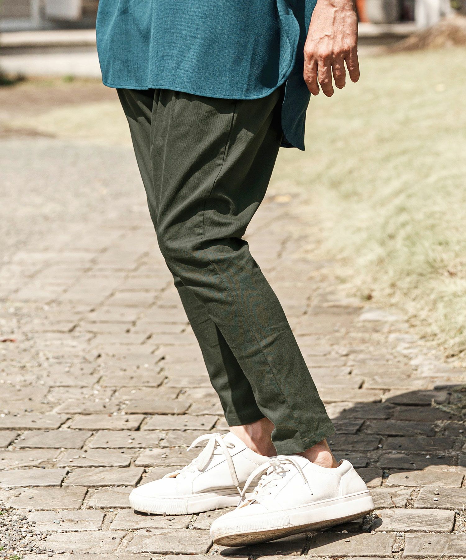 shichuan　内径変更あり CAMBIO(カンビオ)】Original Tight Fit Silhouette Stretch Twill