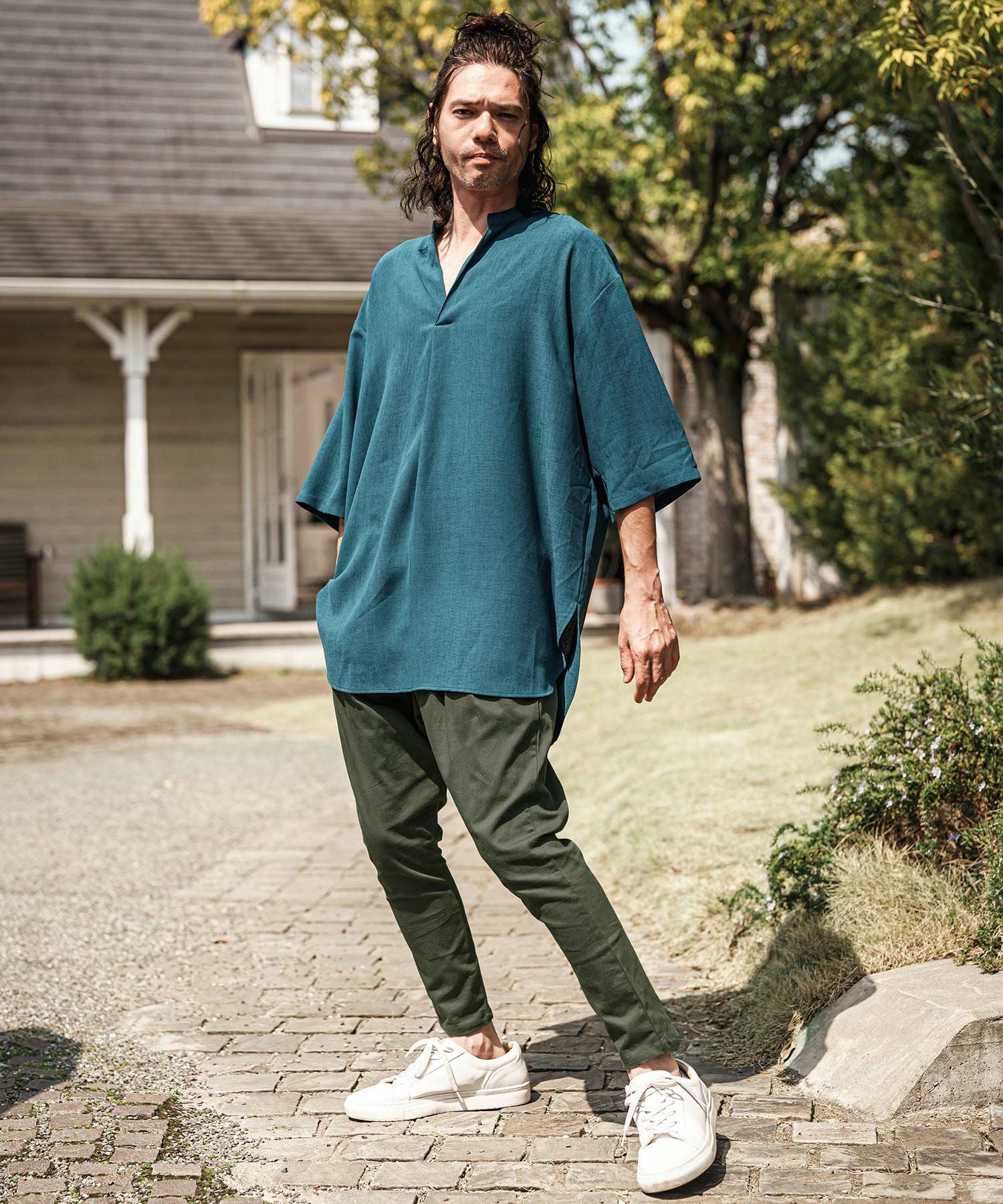 CAMBIO(カンビオ)】Original Tight Fit Silhouette Stretch Twill