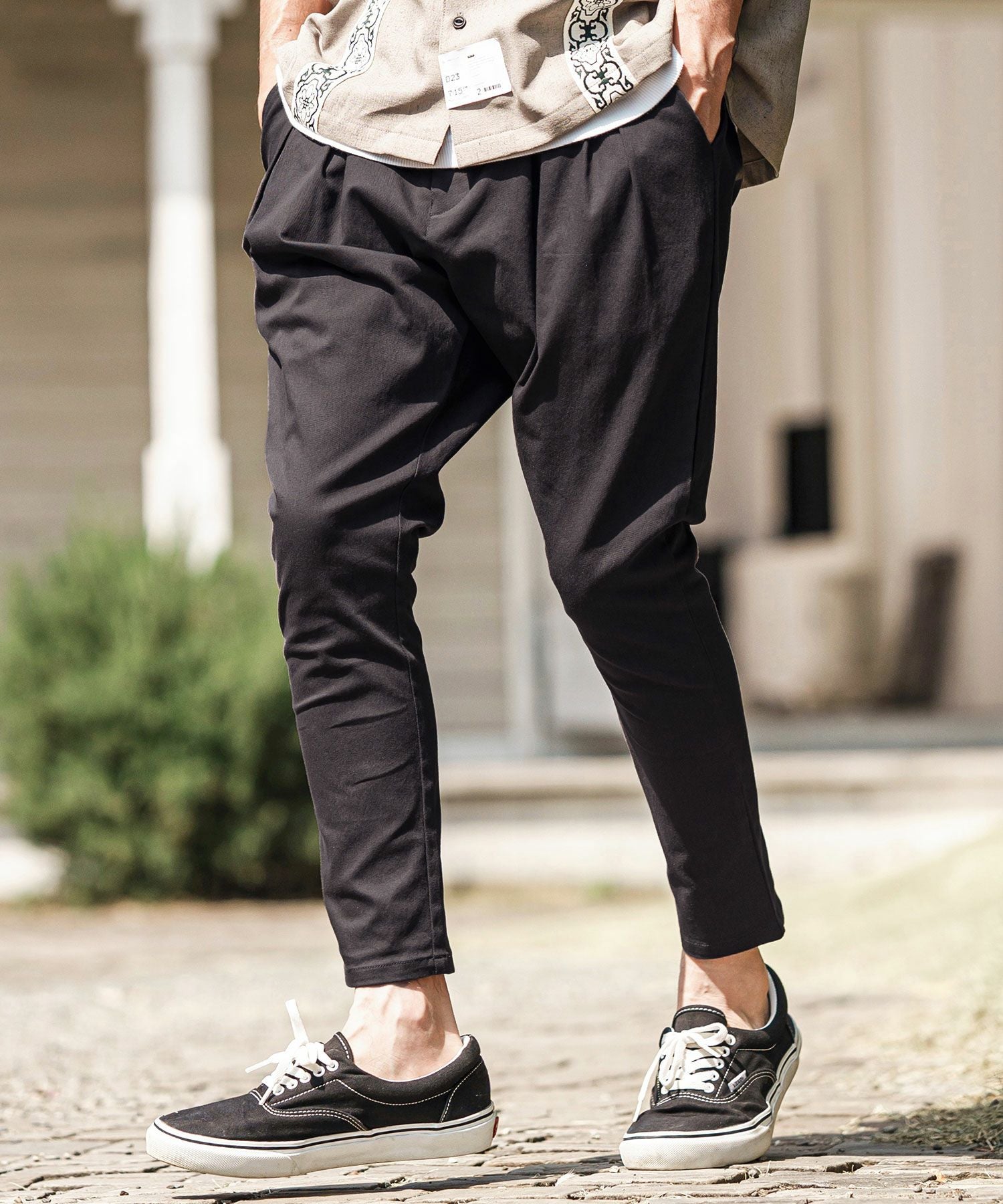 CAMBIO(カンビオ)】Original Tight Fit Silhouette Stretch Twill