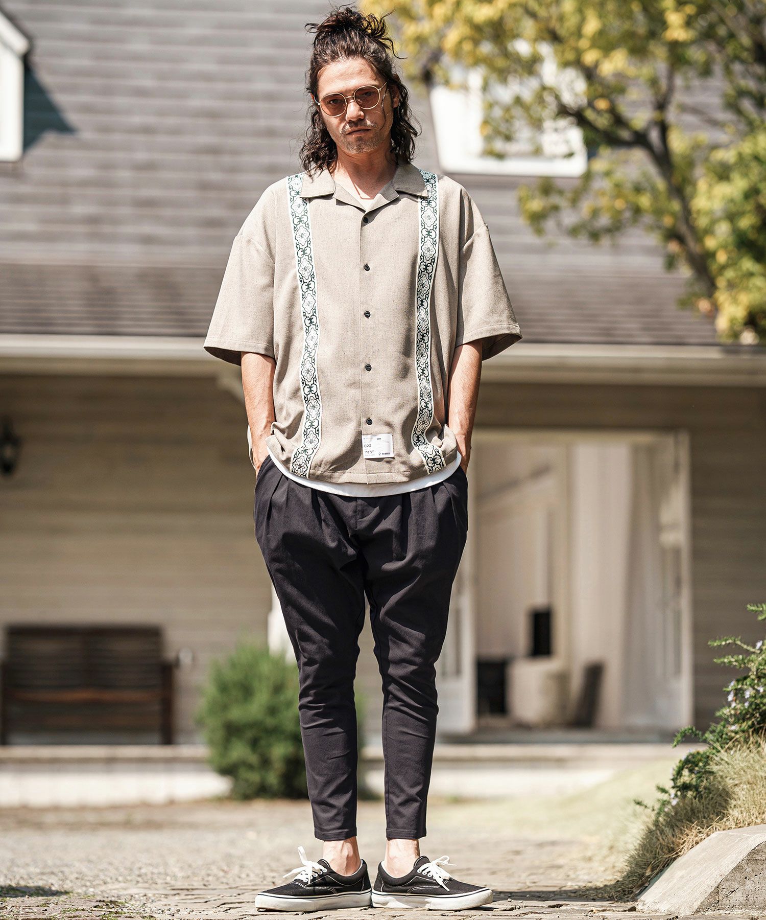 CAMBIO(カンビオ)】Original Tight Fit Silhouette Stretch Twill