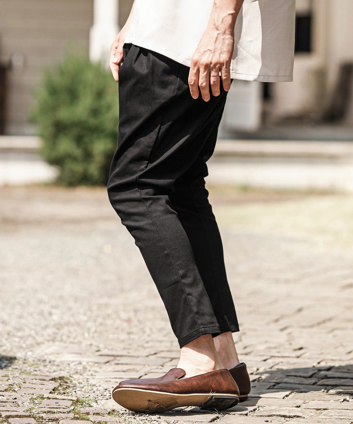 50%OFF【CAMBIO(カンビオ)】Original Tight Fit Silhouette Stretch