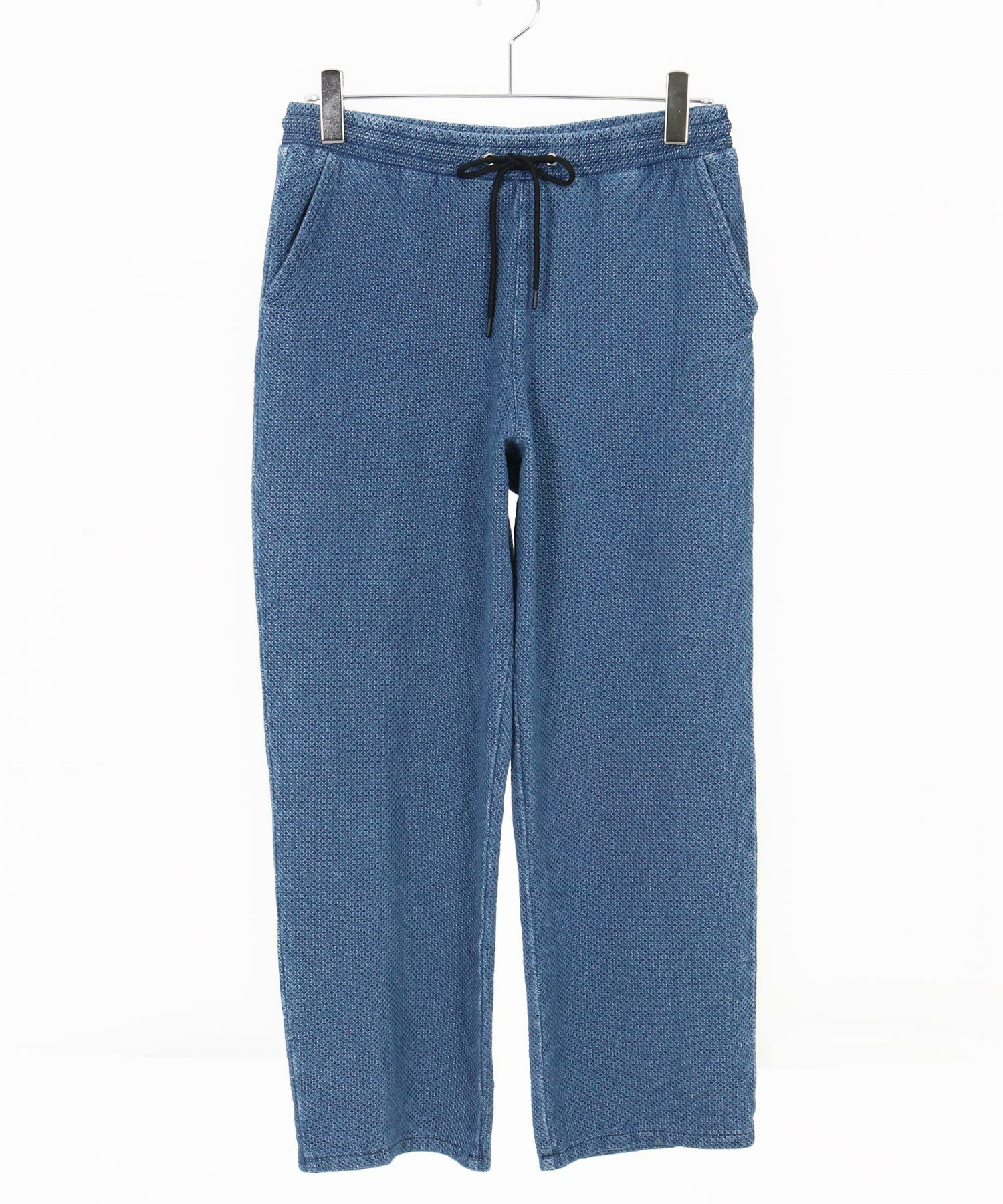 CAMBIO(カンビオ)】Jacquard Denim Wide Straight Pants ワイド