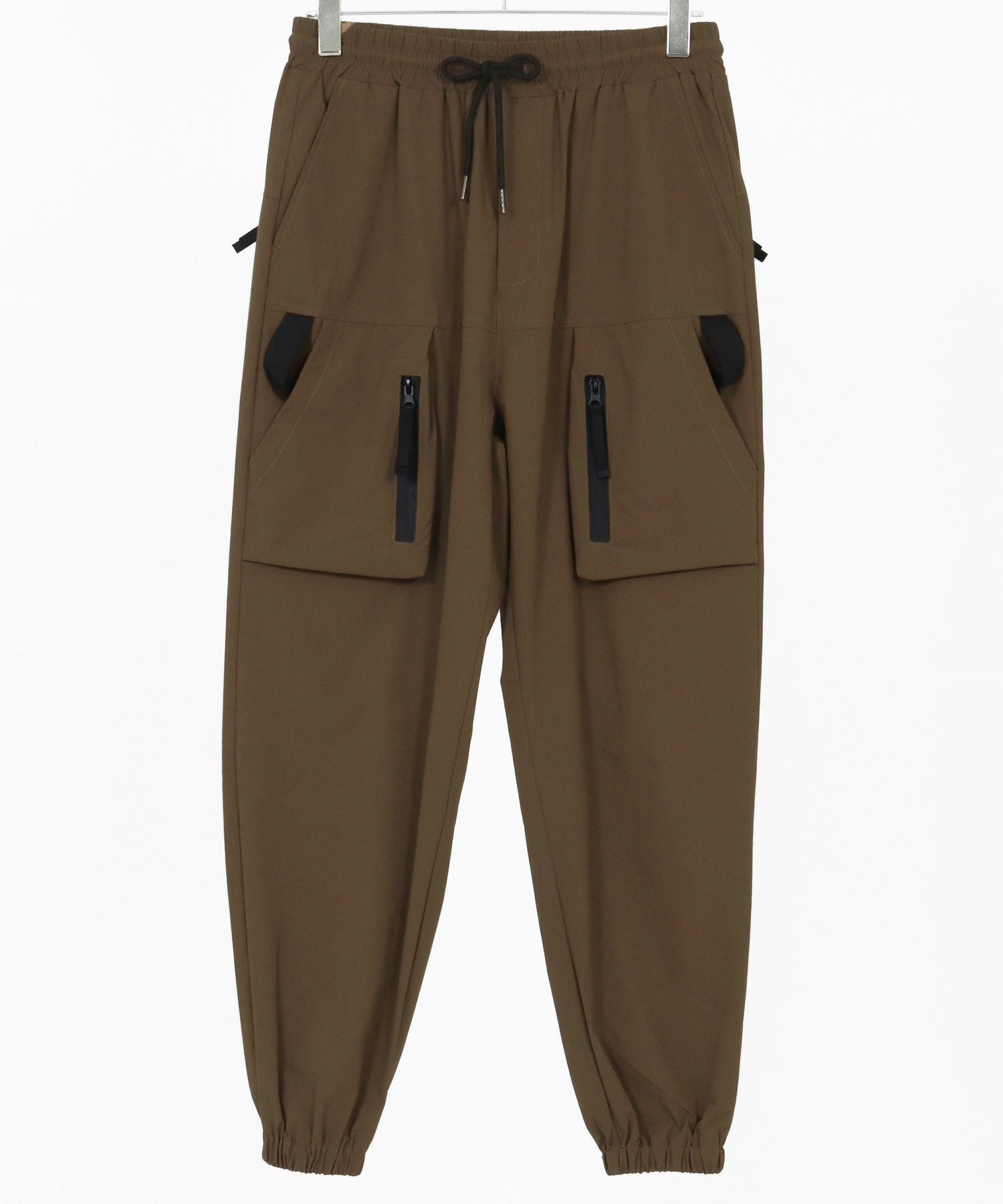 50%OFF【CAMBIO(カンビオ)】撥水ナイロンストレッチキャンプパンツ