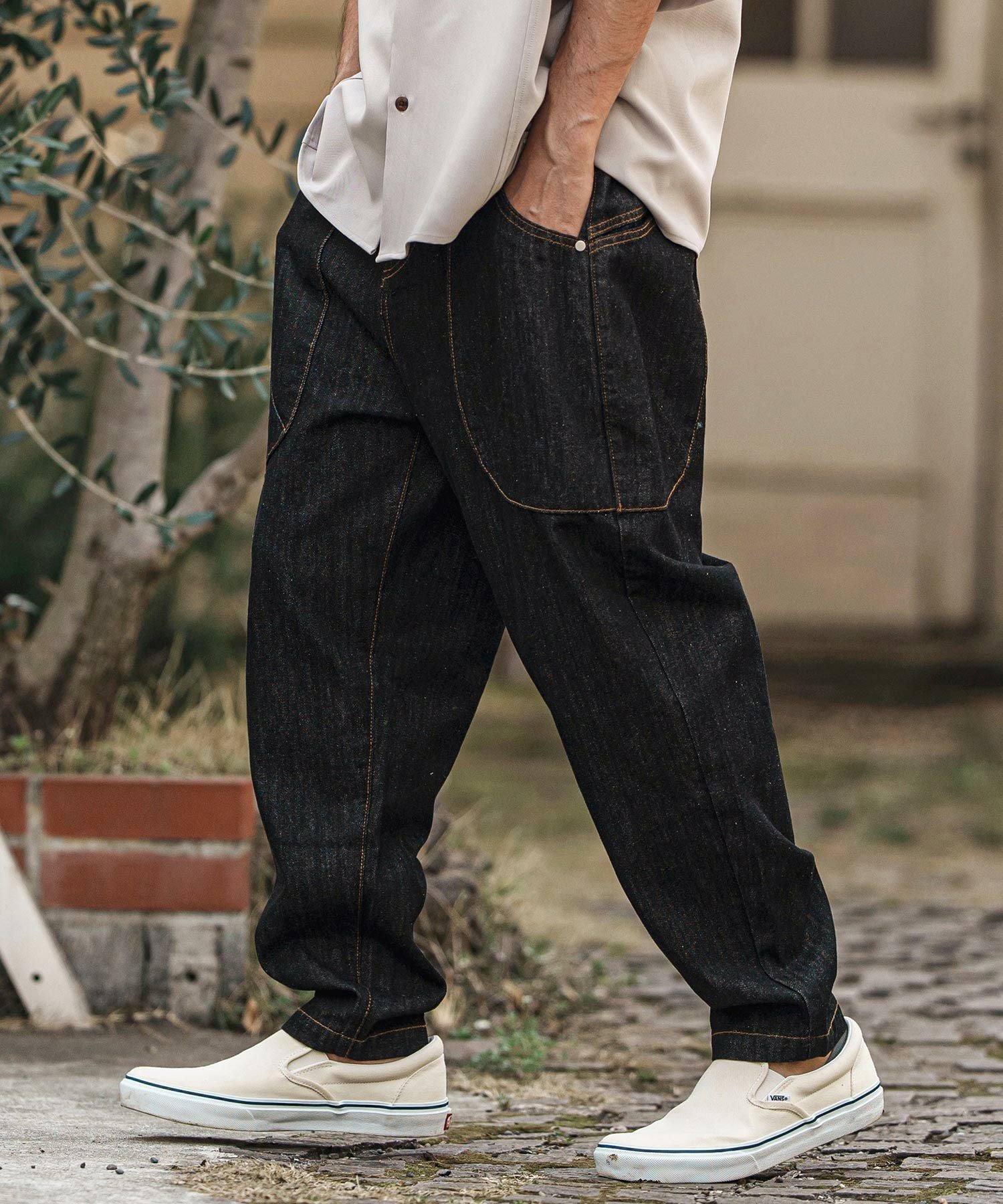 CAMBIO(カンビオ)】 変形ブッシュバルーンデニムパンツ(C10013 CAMBIO(カンビオ)】 変形ブッシュバルーンデニムパンツ(C10013