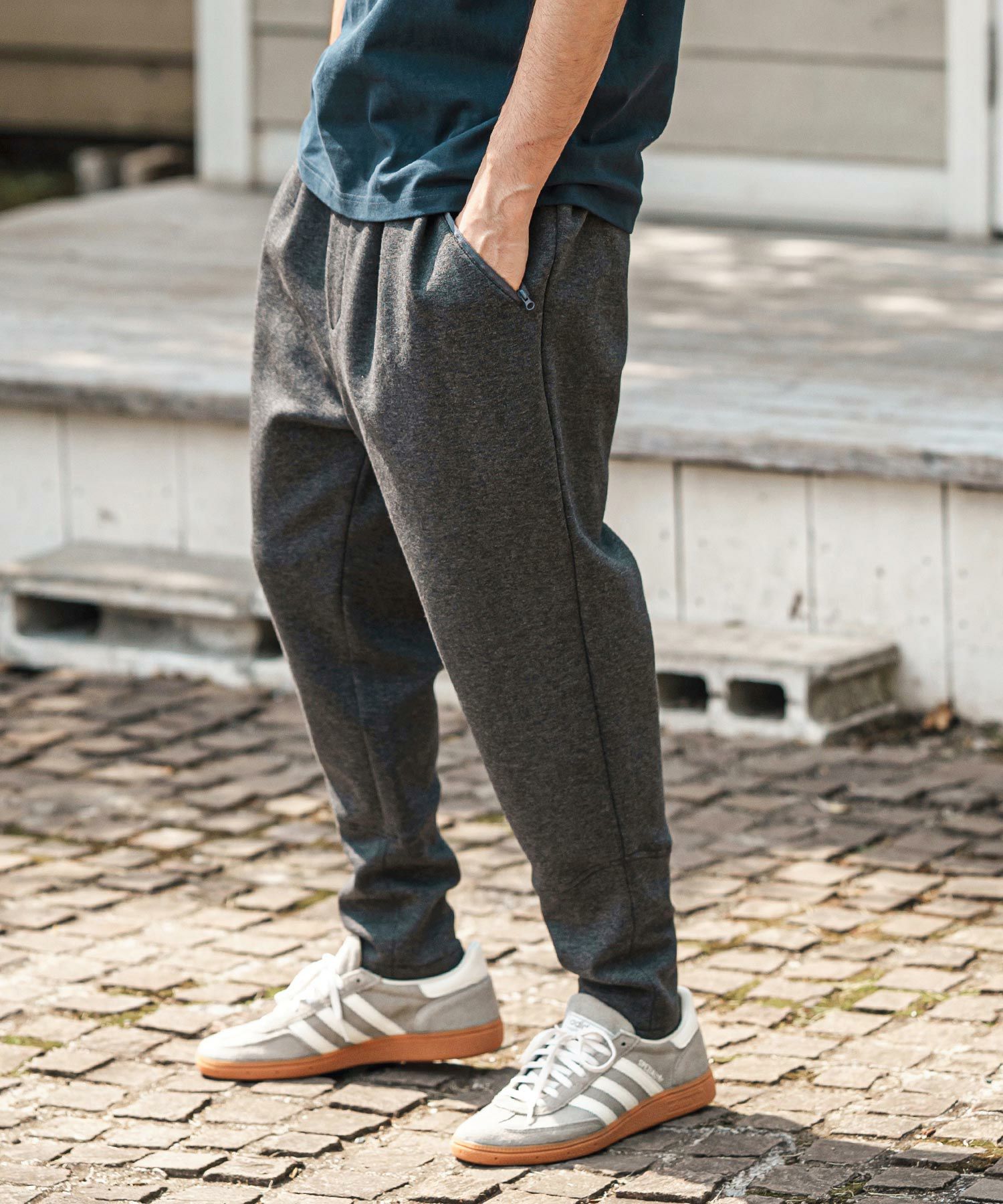 CAMBIO(カンビオ)】裾裏レオパードダンボールパンツ(HLCM0189