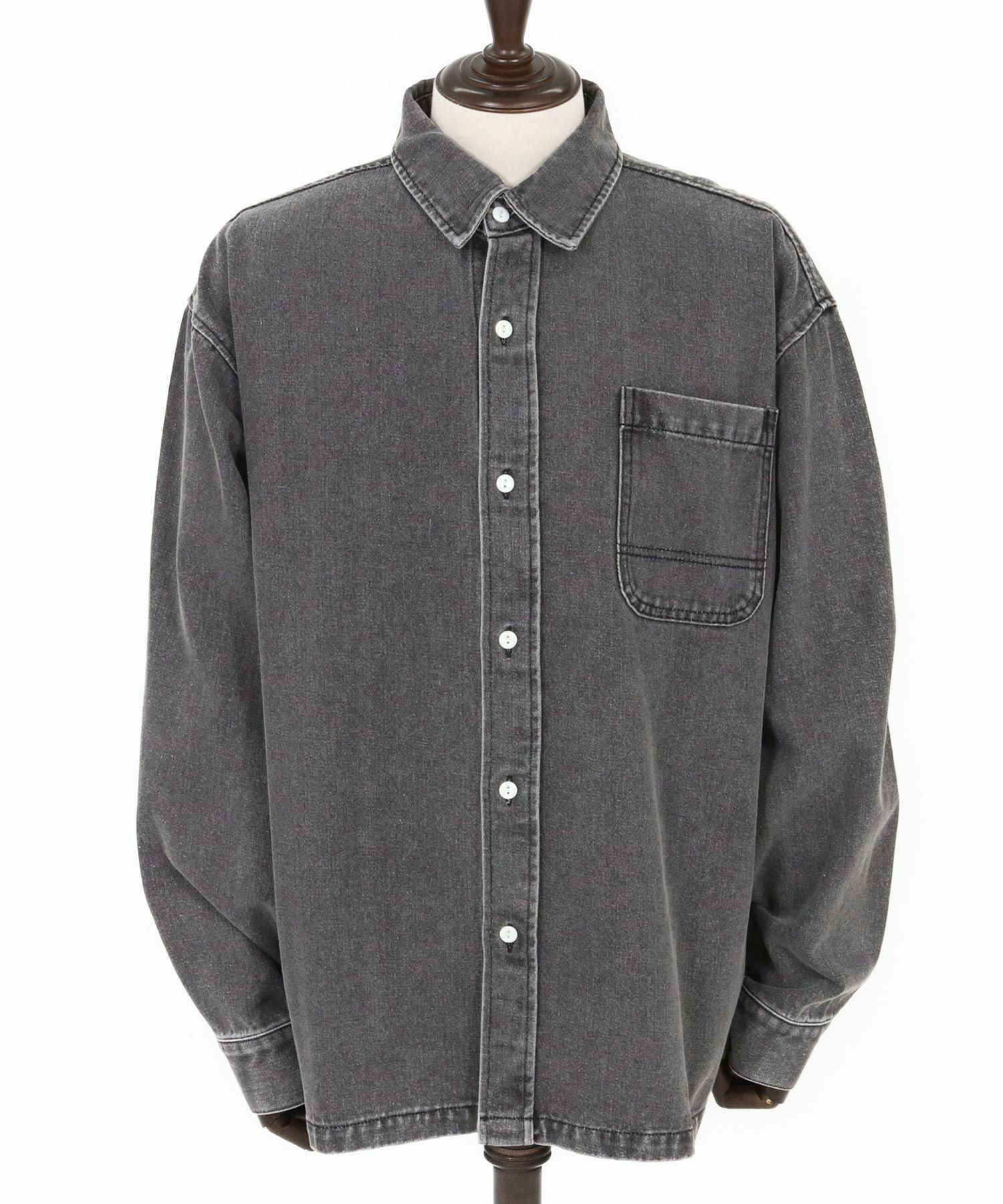 30%OFF【CAMBIO(カンビオ)】10ozデニムブリーチシャツ | CAMBIO カンビオ