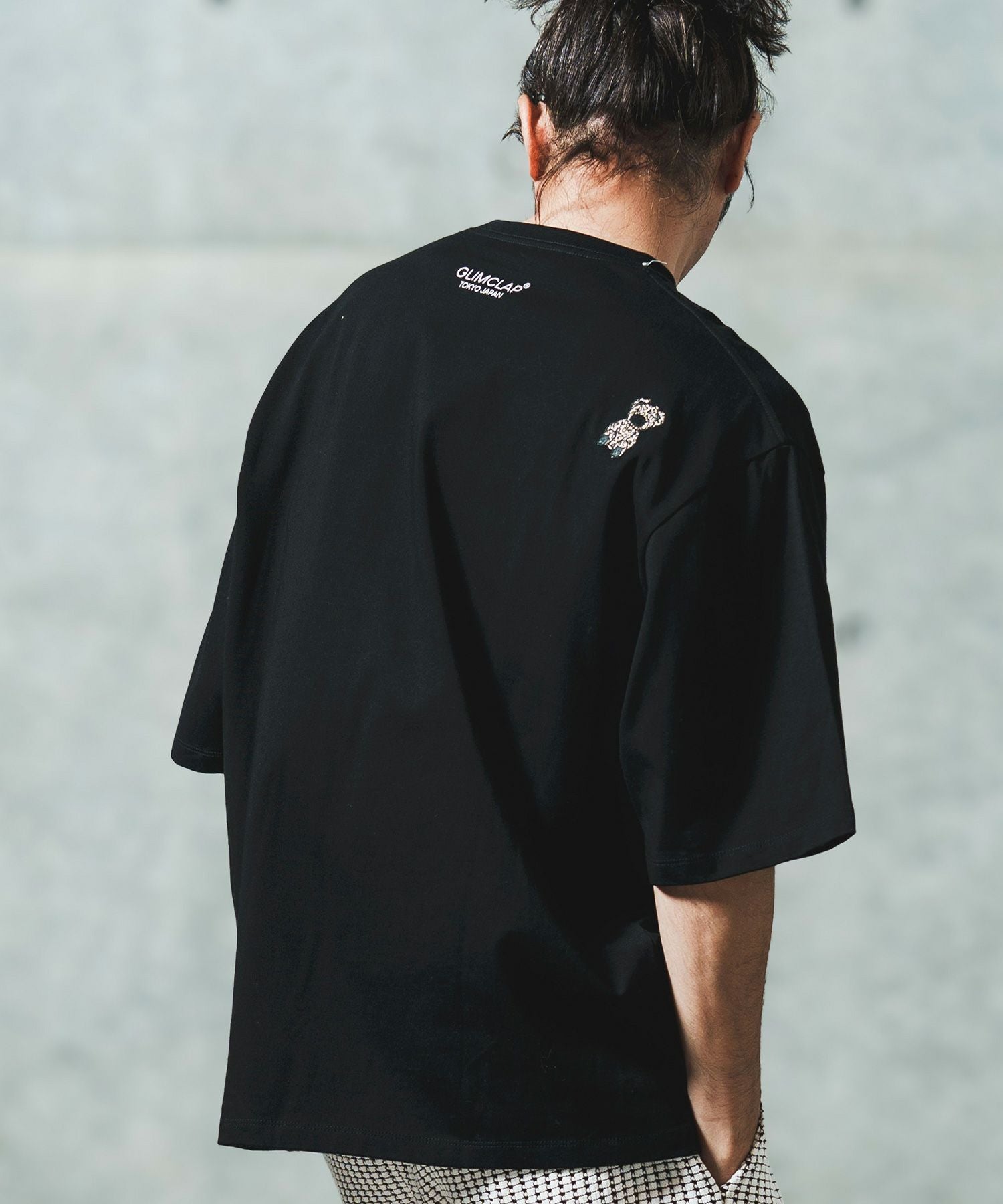 50%OFF【GLIMCLAP(グリムクラップ)】Dotted with embroidery T-shirt T