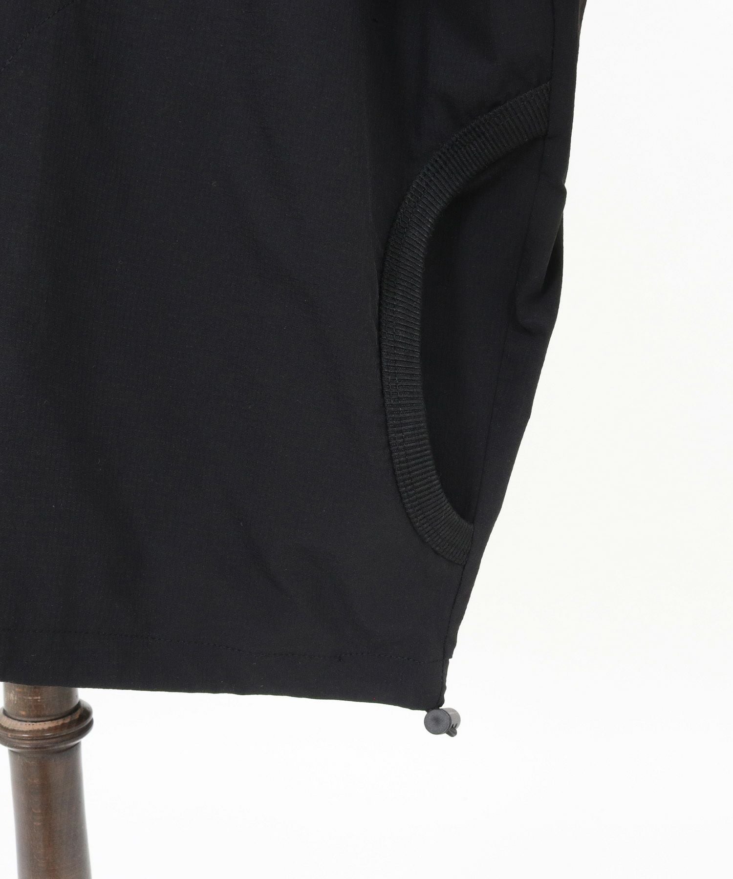 GLIMCLAP(グリムクラップ)】Mini-ripstop nylon fabric short-sleeve
