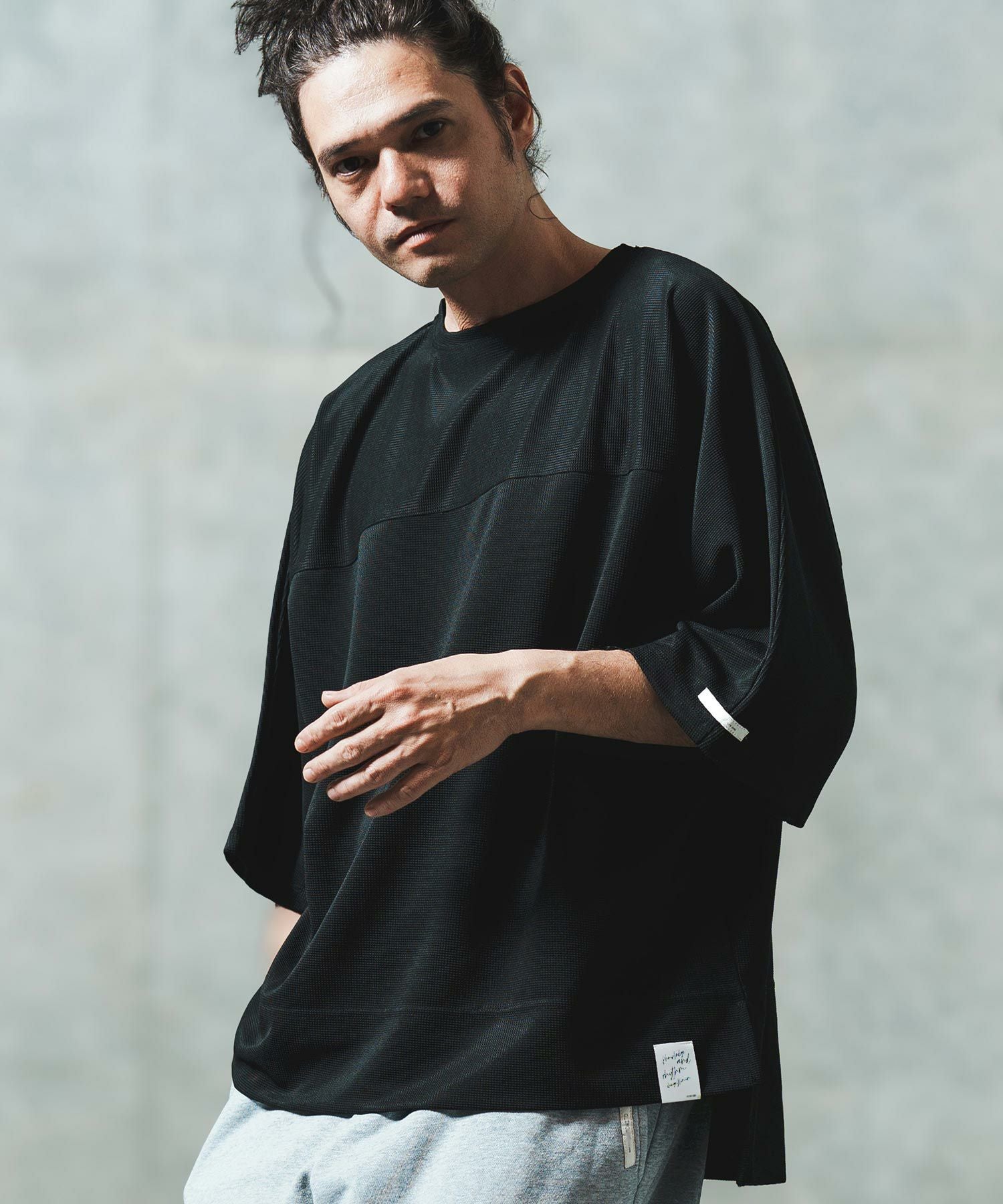 30%OFF【GLIMCLAP(グリムクラップ)】 Thermal fabric T-shirt Tシャツ
