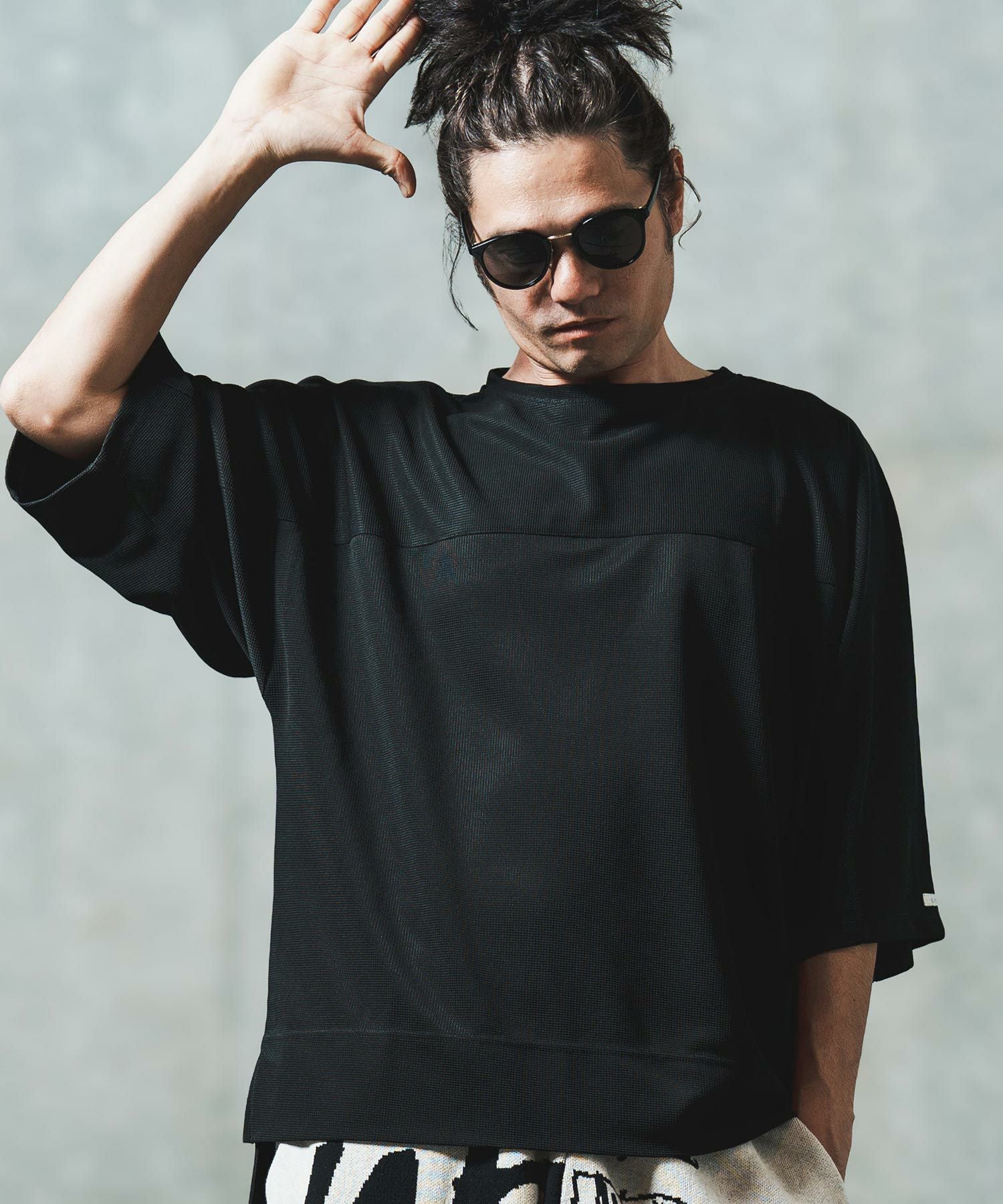 30%OFF【GLIMCLAP(グリムクラップ)】 Thermal fabric T-shirt Tシャツ