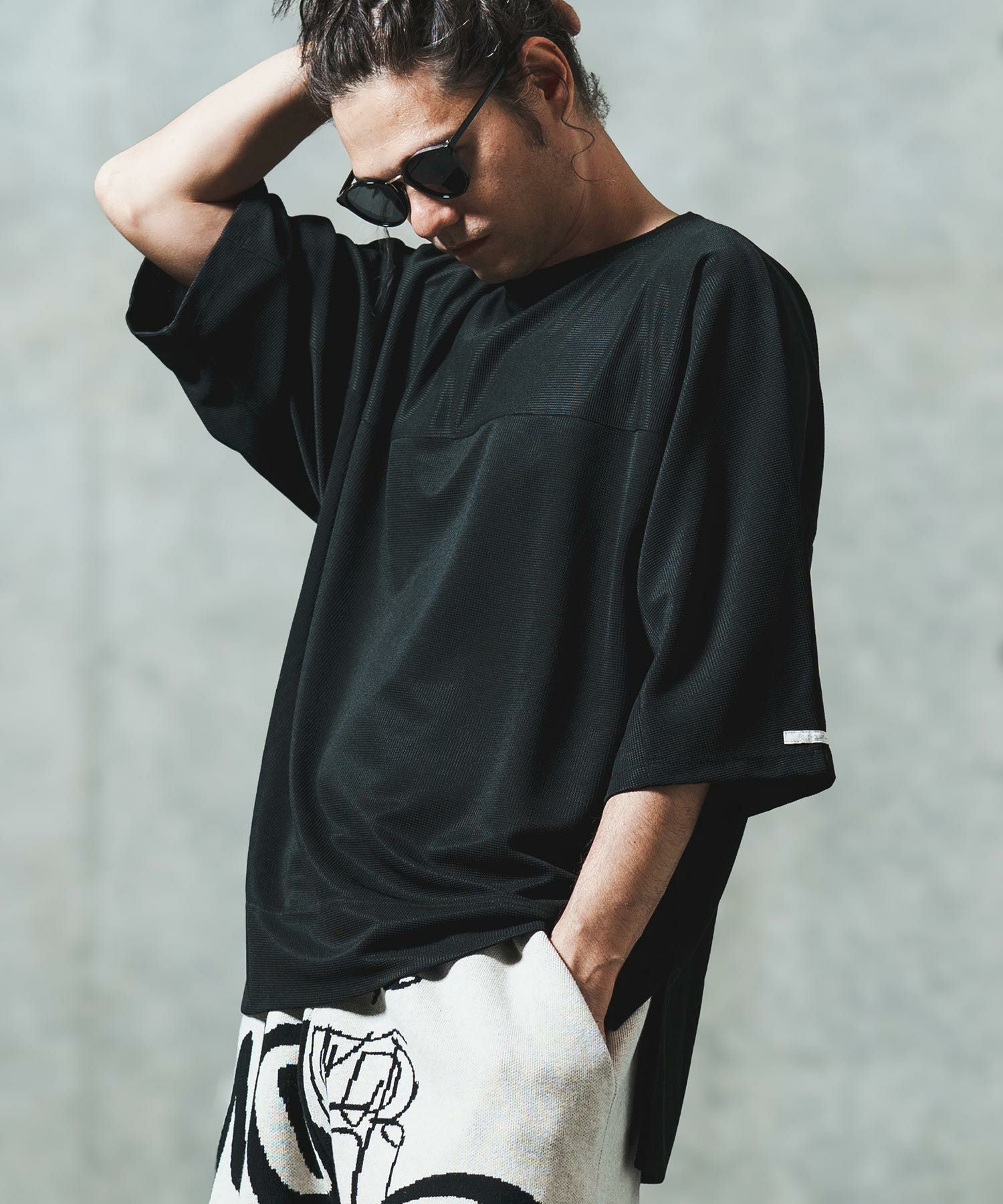 30%OFF【GLIMCLAP(グリムクラップ)】 Thermal fabric T-shirt Tシャツ
