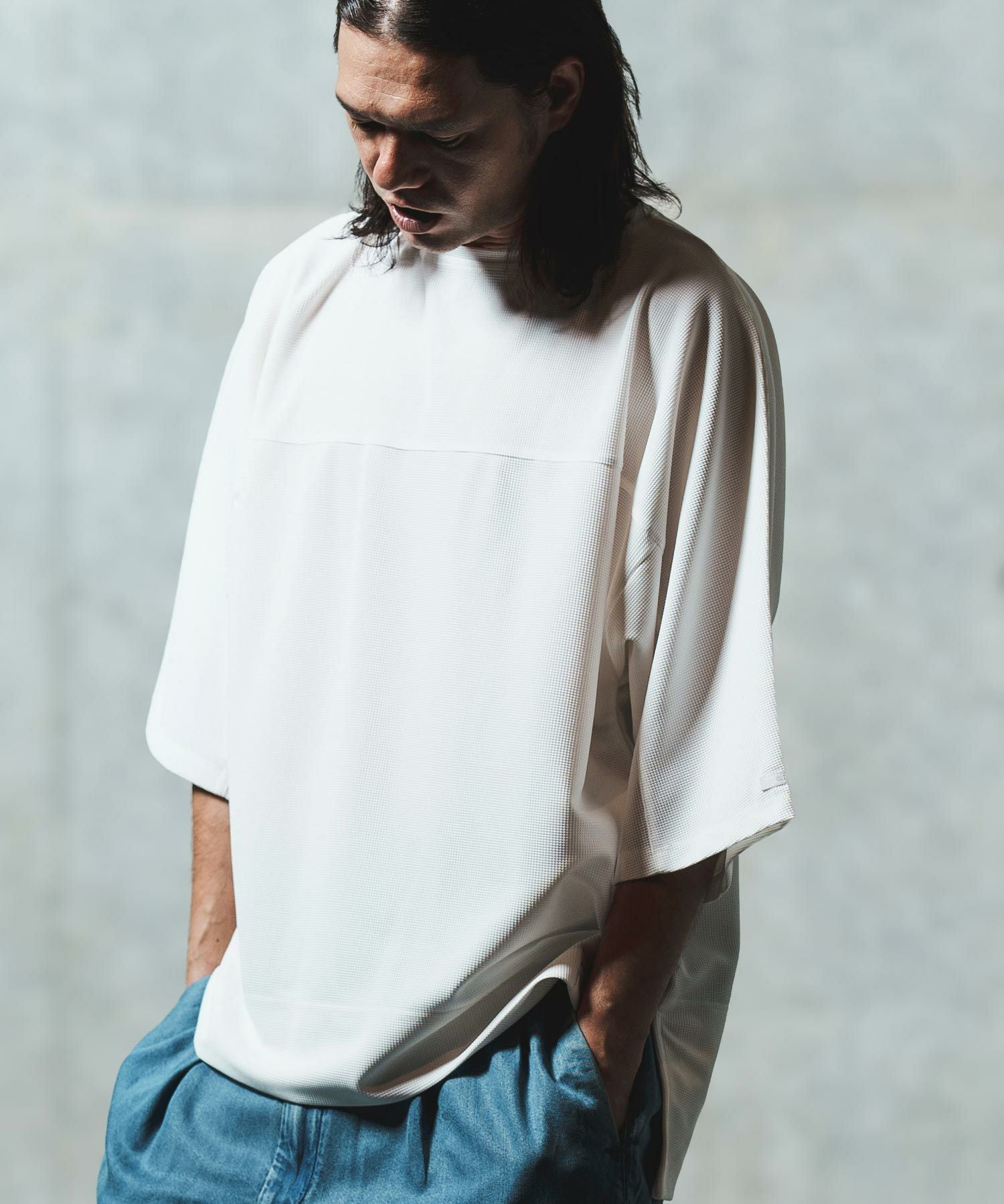 30%OFF【GLIMCLAP(グリムクラップ)】 Thermal fabric T-shirt Tシャツ