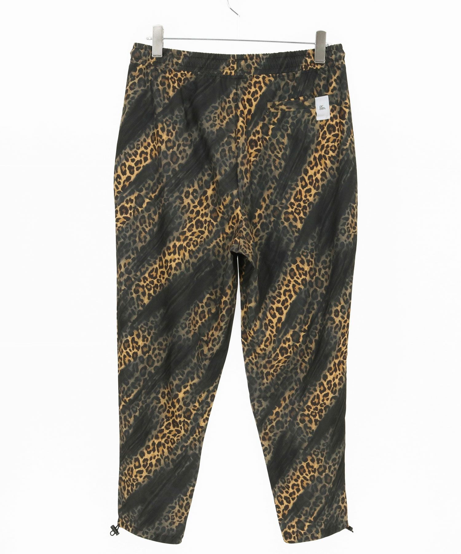 パンツ glimclap leopard pattern pants jersey GLIMCLAP(グリムクラップ)】 Leopard & handwriting pattern easy