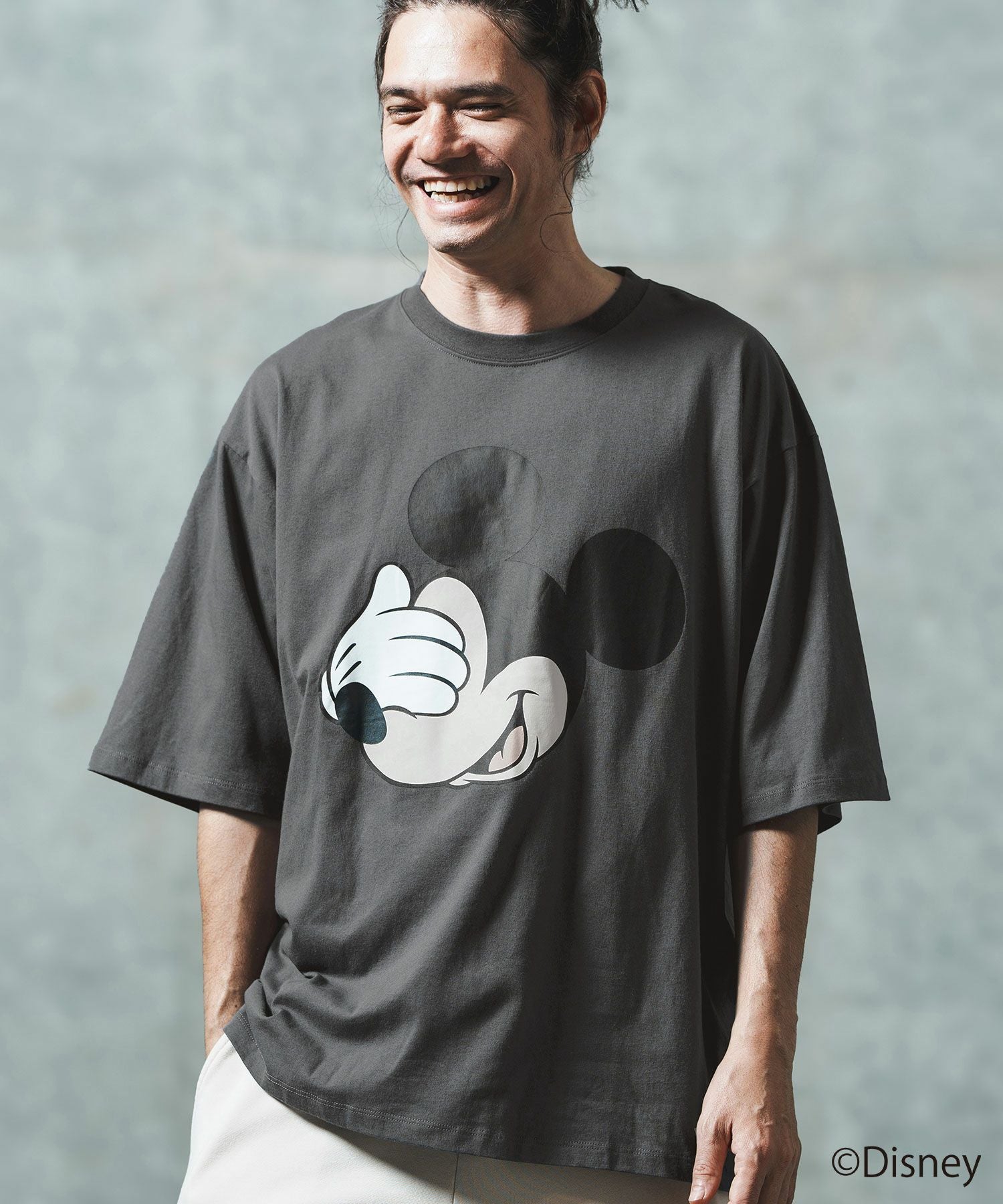 GLIMCLAP(グリムクラップ)】Printed T-shirtr-Mickey Mouse