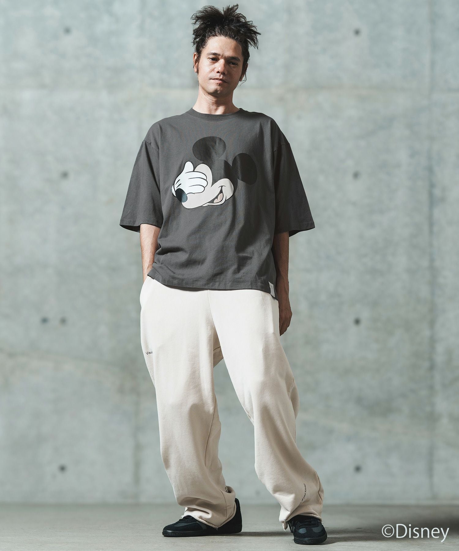 30%OFF【GLIMCLAP(グリムクラップ)】Printed T-shirtr-Mickey Mouse